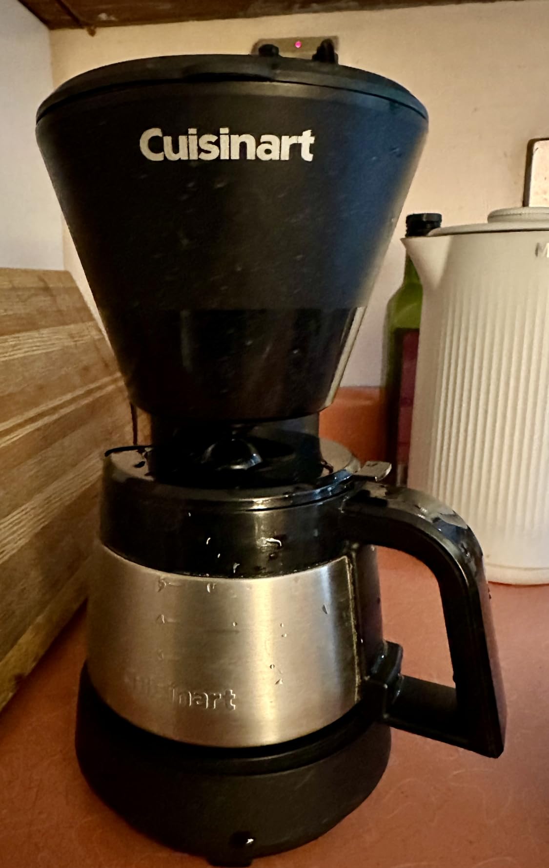 Cuisinart 5-Cup Coffee Maker with Stainless Steel Carafe, Coffee Machine with Removable Water Reservoir, Charcoal Water Filter, 30-Minute Keep Warm, and Brew Pause, DCC-5570NAS, Stainless Steel Customer Review Cuisinart 5-Cup Coffee Maker with Stainless Steel Carafe, Coffee Machine with Removable Water Reservoir, Charcoal Water Filter, 30-Minute Keep Warm, and Brew Pause, DCC-5570NAS, Stainless Steel - Customer Photo 1