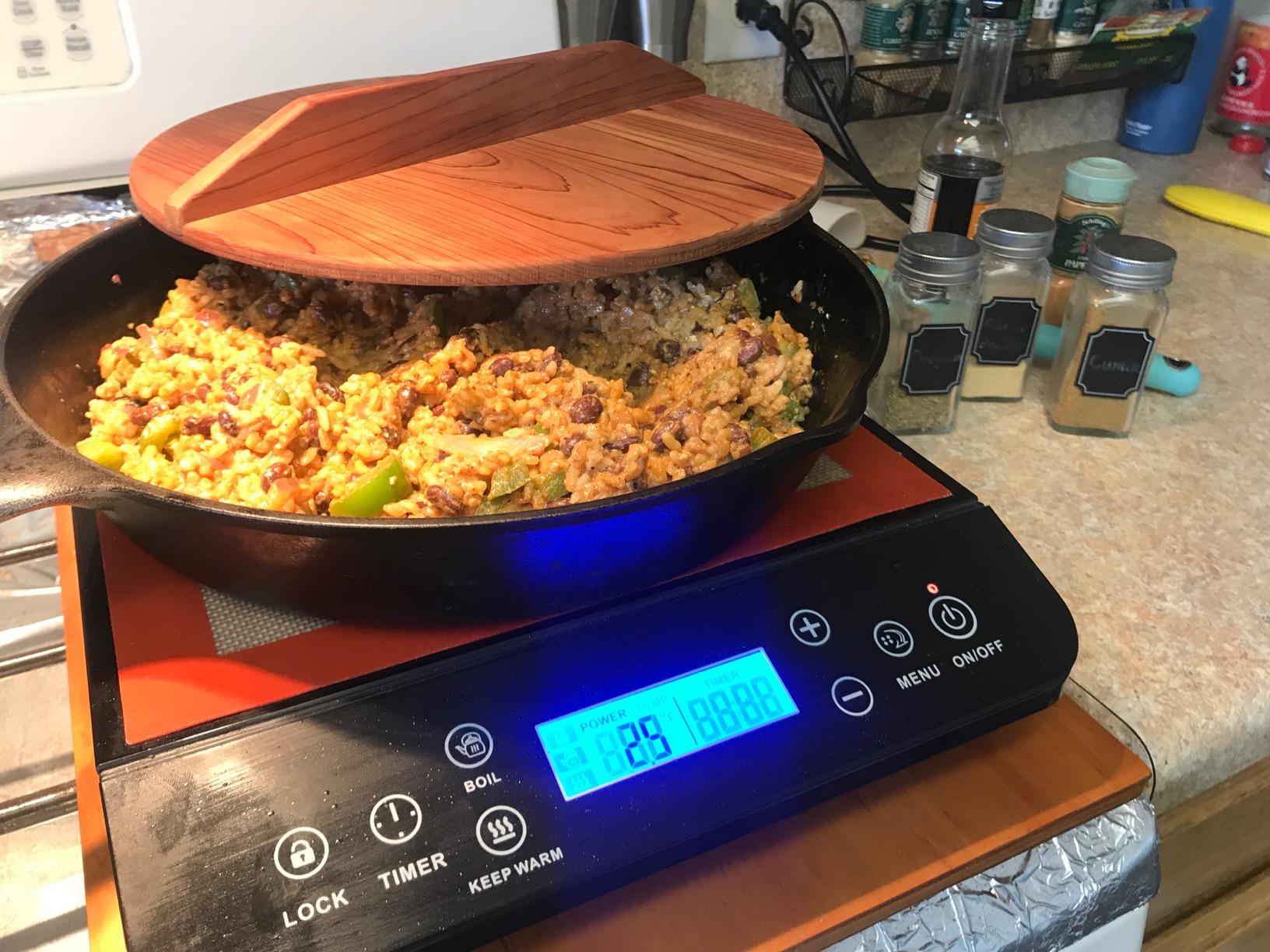 ChangBERT Induction Cooktop, Commercial Grade Portable Cooker, Large 8