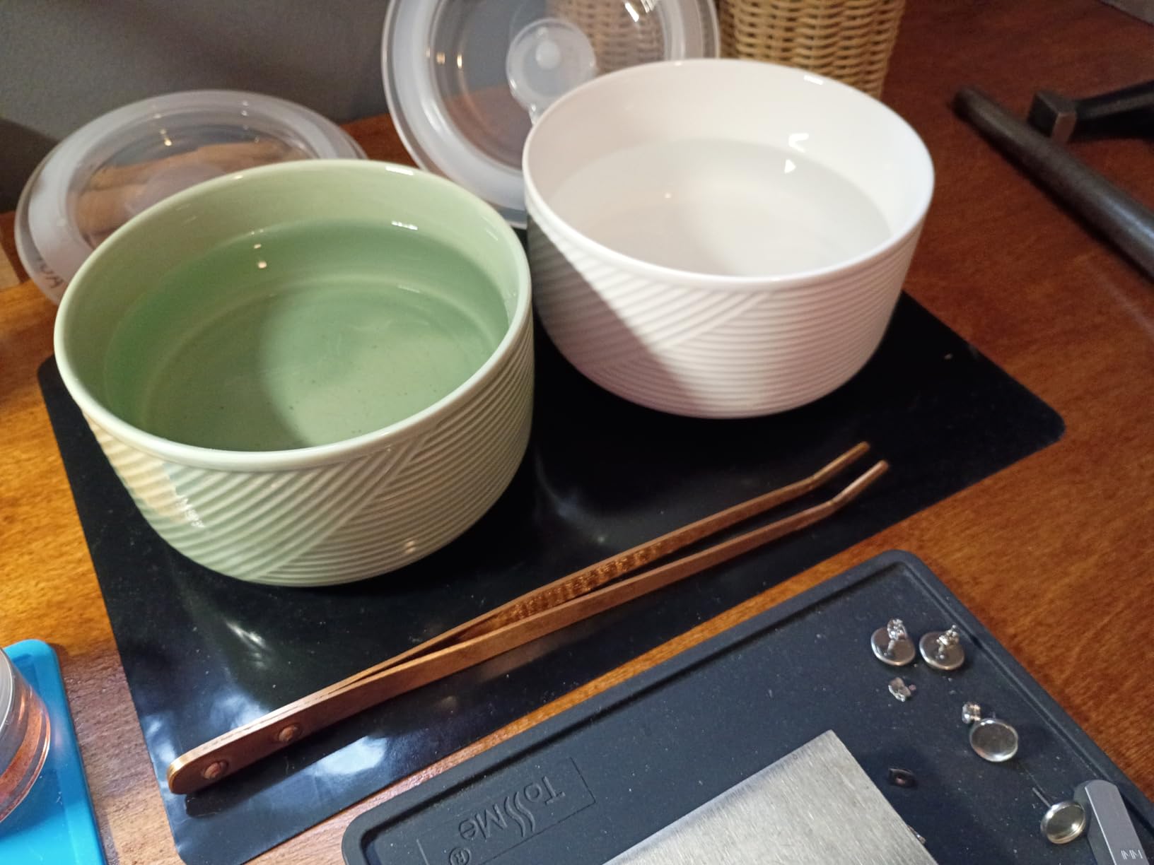 Ceramic Bowls with Lids: 20 oz Microwave Safe Food Storage Containers for Soup, Salad, Cereal, Leftovers, Meal Prep, Lunch, Picnic, Camping, Serving - Airtight, Multicolor, Set of 4 - Customer Photo 2