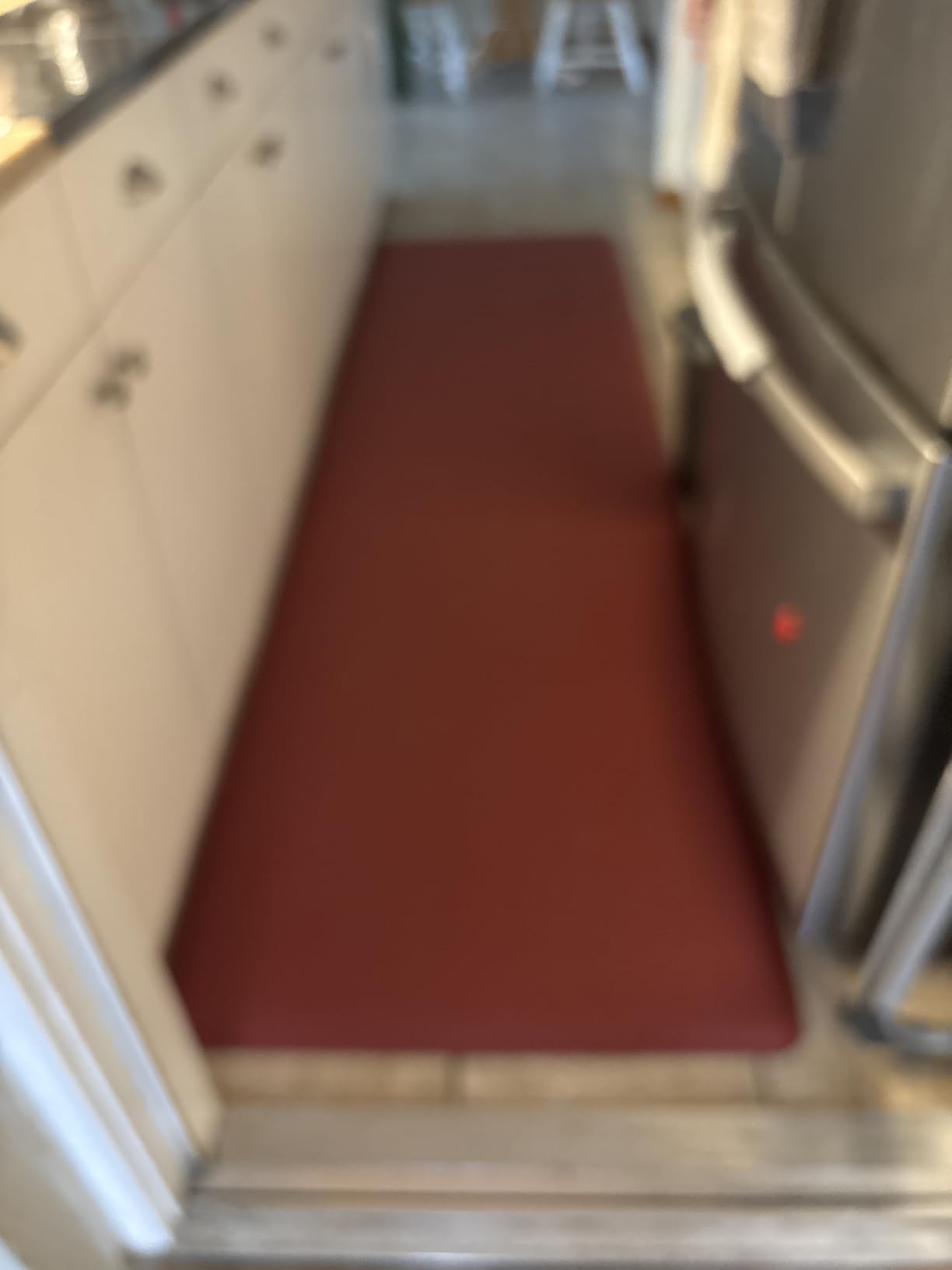 4/5 Inch Thick Kitchen Mats for Floor, StepRite Kitchen Rug for Standing Desk, Non-Slip, Thicker, Stain Resistant, Water Resistant, Comfort Anti Fatigue Floor Mat for Home, Kitchen, Office - Black - Customer Photo 1
