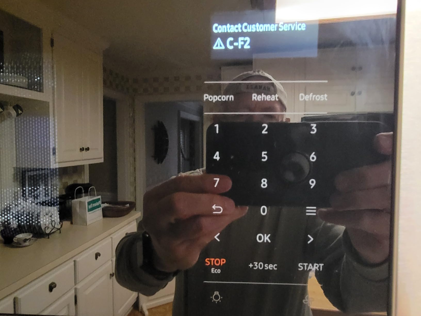 SAMSUNG 1.1 Cu Ft Smart SLIM Over the Range Microwave Oven w/ 550 CFM Hood Vent, Wi-Fi, Voice Control, LED Light Bar, Sensor Cook, 1100 Watt, ME11A7710DS/AA, Fingerprint Resistant Stainless Steel - Customer Photo 2