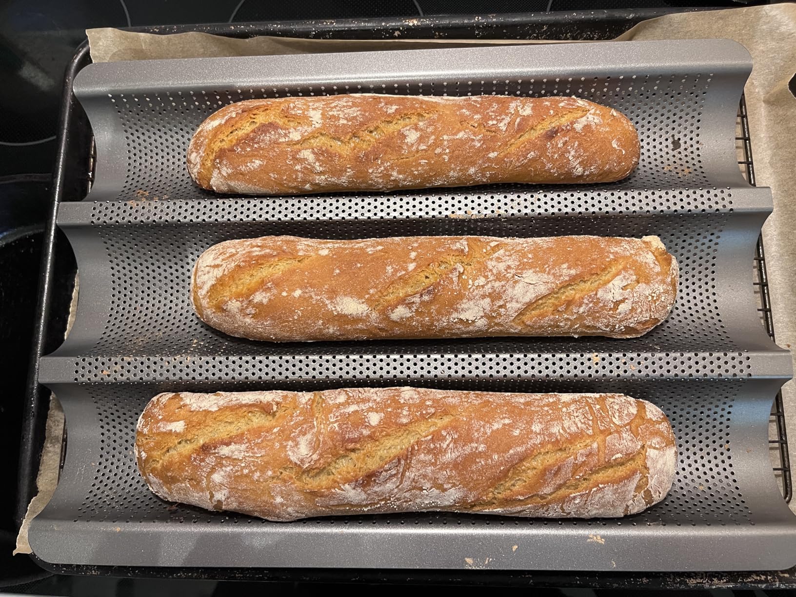 Eparé French Baguette Bread Pan for Baking - 15 Eparé French Baguette Bread Pan for Baking - 15