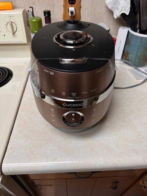 CUCKOO CRP-JHR1009F | 10-Cup (Uncooked) Induction Heating Pressure Rice Cooker | 19 Menu Options, Auto-Clean, Voice Guide, Made in Korea | Copper Customer Review CUCKOO CRP-JHR1009F | 10-Cup (Uncooked) Induction Heating Pressure Rice Cooker | 19 Menu Options, Auto-Clean, Voice Guide, Made in Korea | Copper - Customer Photo 2
