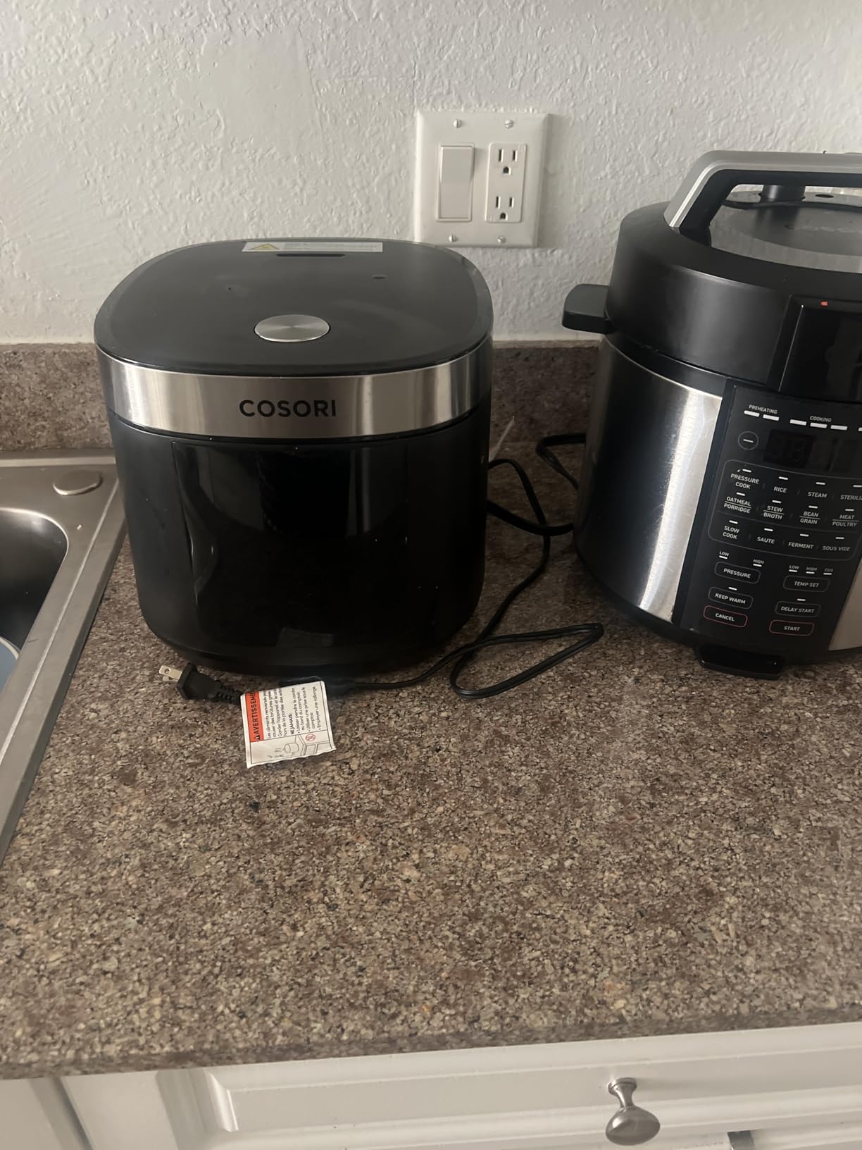 COSORI Rice Cooker 10 Cup, 24h Keep Warm, Non-stick Ceramic Inner Pot, 18 Functions Fuzzy Logic Rice Maker with Stainless Steel Steamer Basket, Sauté, Slow Cooker, Black Customer Review COSORI Rice Cooker 10 Cup, 24h Keep Warm, Non-stick Ceramic Inner Pot, 18 Functions Fuzzy Logic Rice Maker with Stainless Steel Steamer Basket, Sauté, Slow Cooker, Black - Customer Photo 5