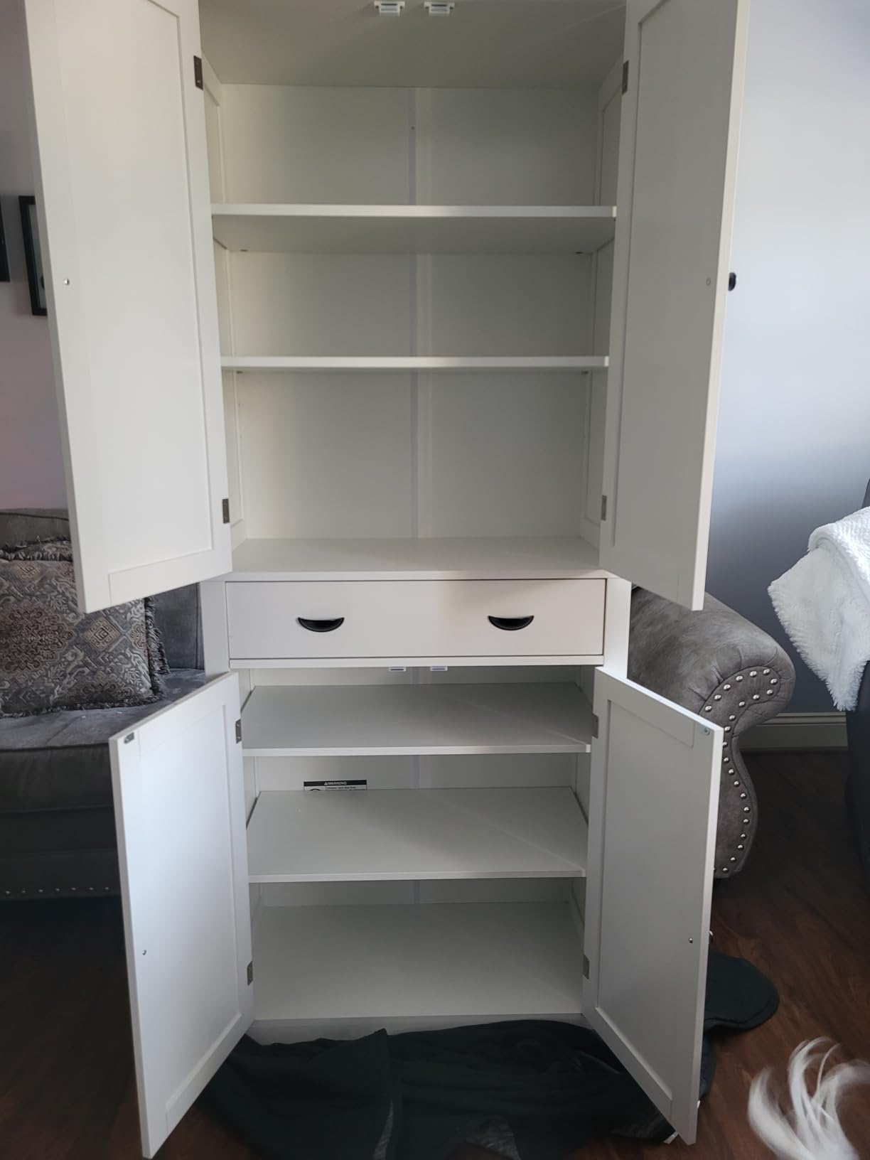 IRONCK Kitchen Pantry Storage Cabinet 72.6