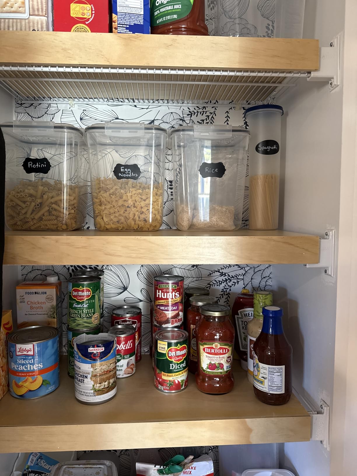 Flour Sugar Storage Containers (5.3L/4pk) Great Rice Canisters Sets For The Kitchen pantry, Large Food Storage Containers With Lids Airtight customer photo 2