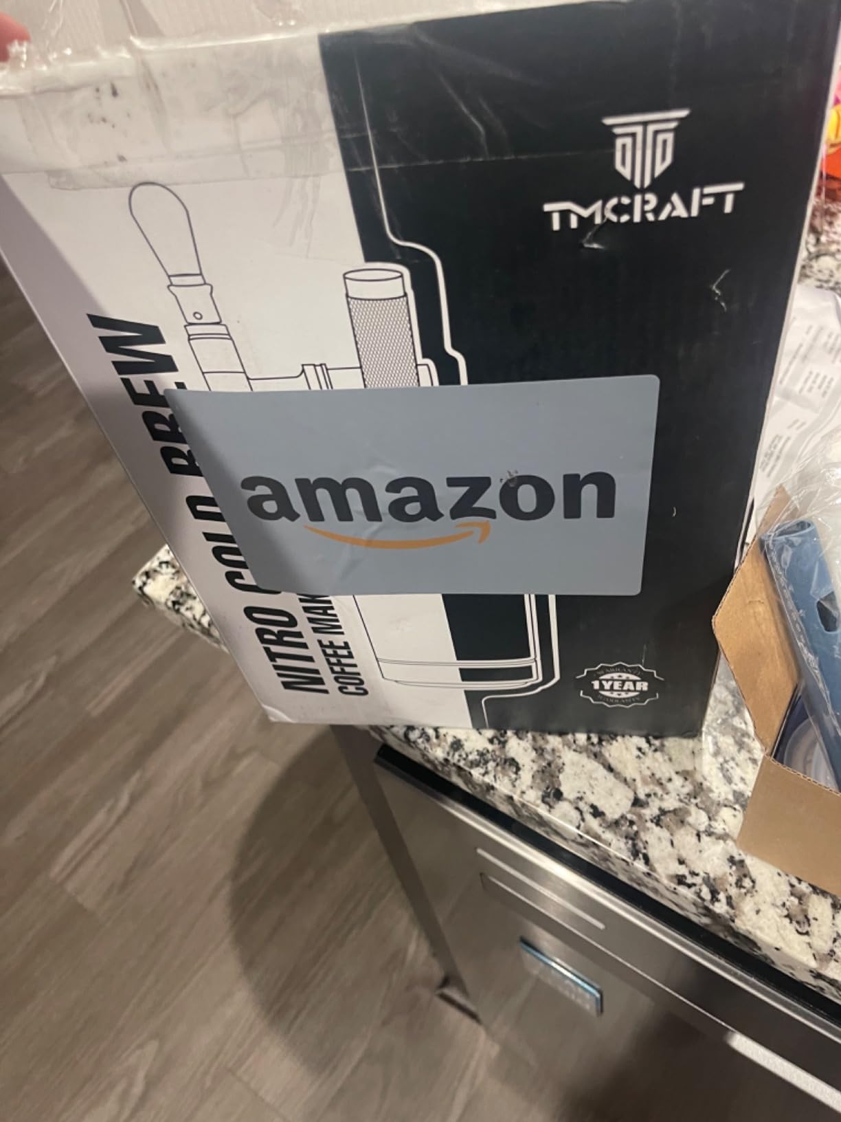 TMCRAFT 128oz Nitro Cold Brew Coffee Maker, Home Brew Coffee Keg with Stainless Steel Stout Creamer Faucet & Pressure Relieving Valve - Customer Photo 2