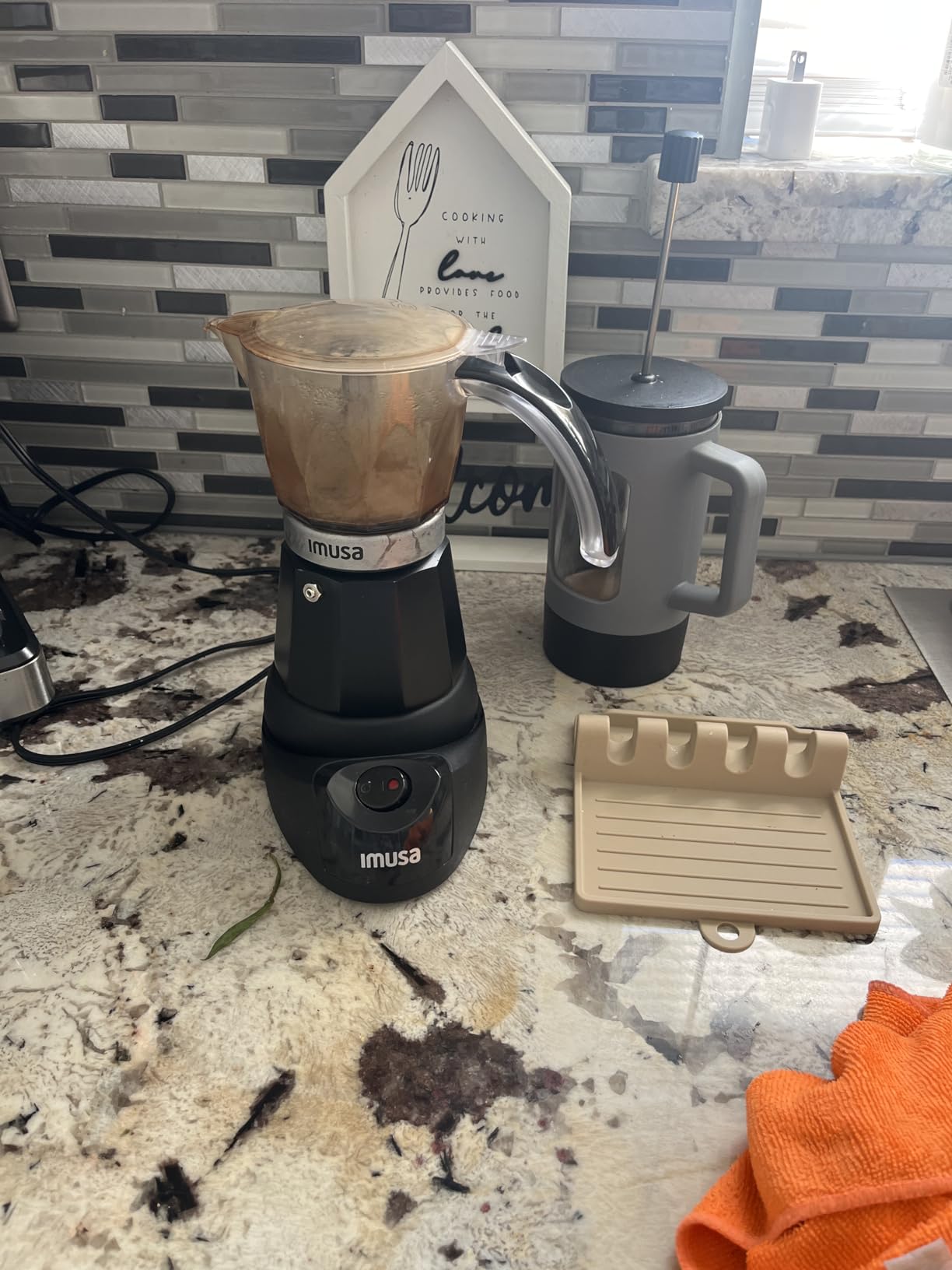 Cuban Coffee Maker, 6 or 3cup Electric Espresso Coffee Maker, Portable Cafeteras Electricas Modernas, Electric Moka Pot with Detachable Base & Overheat Protection, Coffee Gift for Home Travel - Customer Photo 1