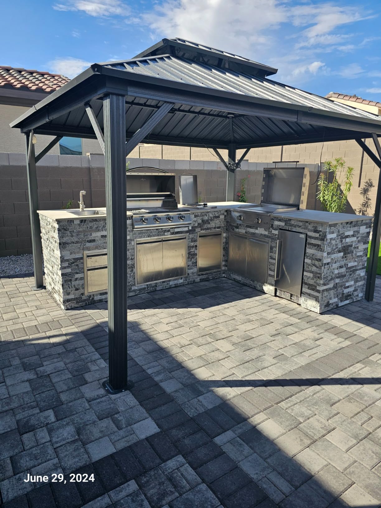 Stanbroil 28-Inch Premium Built-In Natural Gas Griddle for Outdoor Kitchen Grill, Durable Stainless Steel 2-Burner Flat Top Grill with Lid for BBQ Island, 34,000 BTUs Customer Review Stanbroil 28-Inch Premium Built-In Natural Gas Griddle for Outdoor Kitchen Grill, Durable Stainless Steel 2-Burner Flat Top Grill with Lid for BBQ Island, 34,000 BTUs - Customer Photo 1