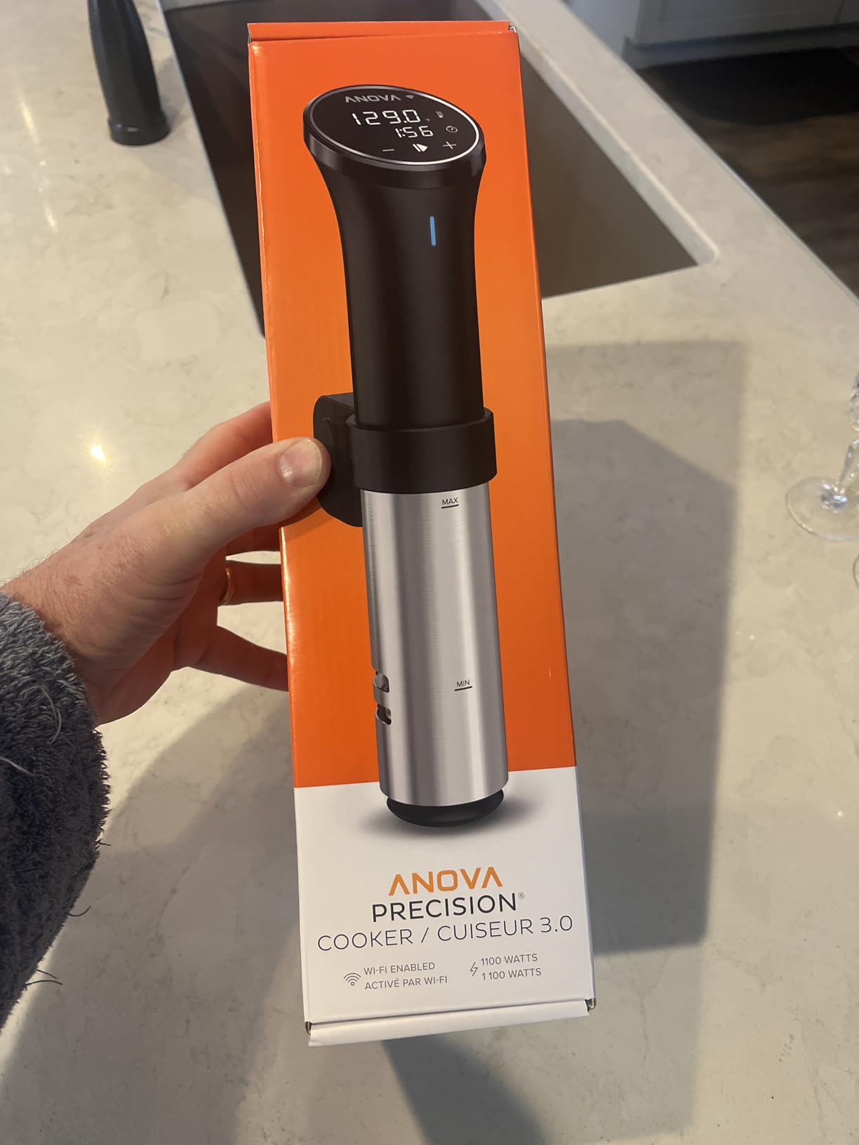 Anova Culinary Sous Vide Precision Cooker 3.0 (WiFi), 1100 Watts Customer Review Anova Culinary Sous Vide Precision Cooker 3.0 (WiFi), 1100 Watts - Customer Photo 2