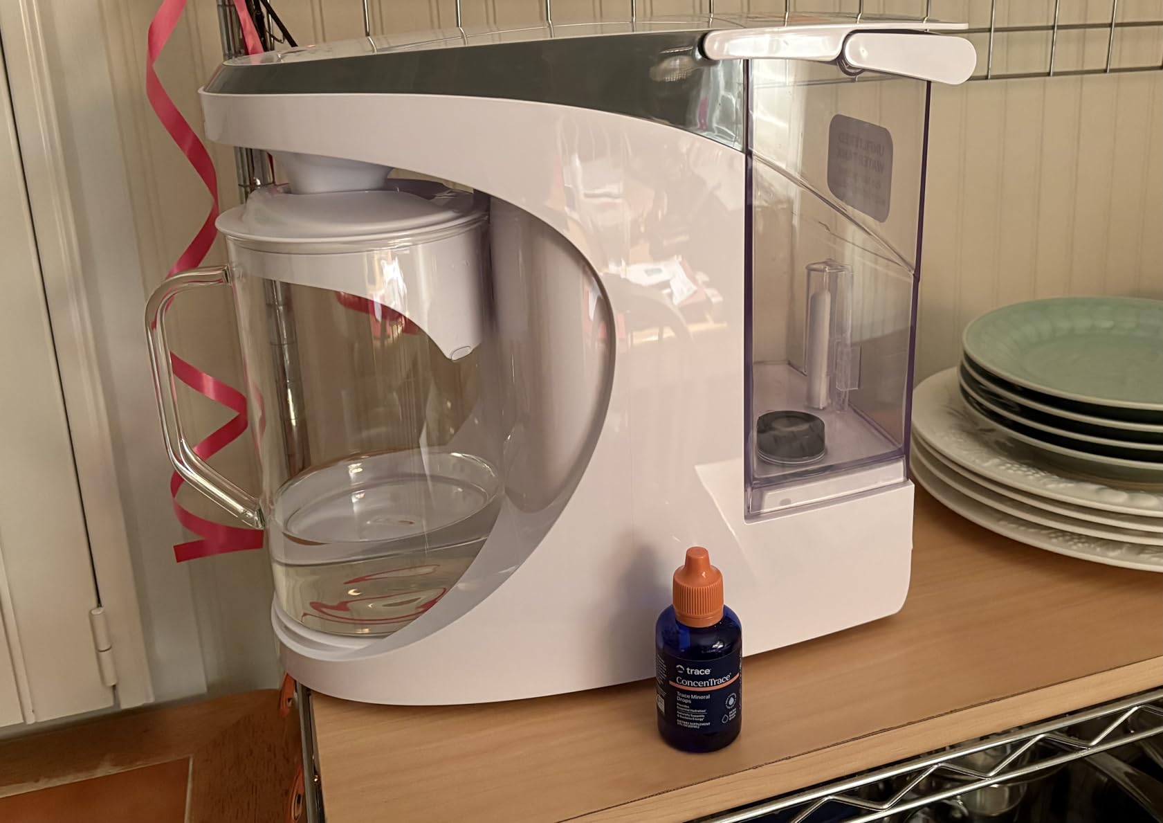 AquaTru Carafe Countertop Water Purifier | Compact 4-Stage Reverse Osmosis System with Glass Carafe Removes 84 Contaminants Including Forever Chemicals, Lead & Fluoride | No Plumbing Customer Review AquaTru Carafe Countertop Water Purifier | Compact 4-Stage Reverse Osmosis System with Glass Carafe Removes 84 Contaminants Including Forever Chemicals, Lead & Fluoride | No Plumbing - Customer Photo 1