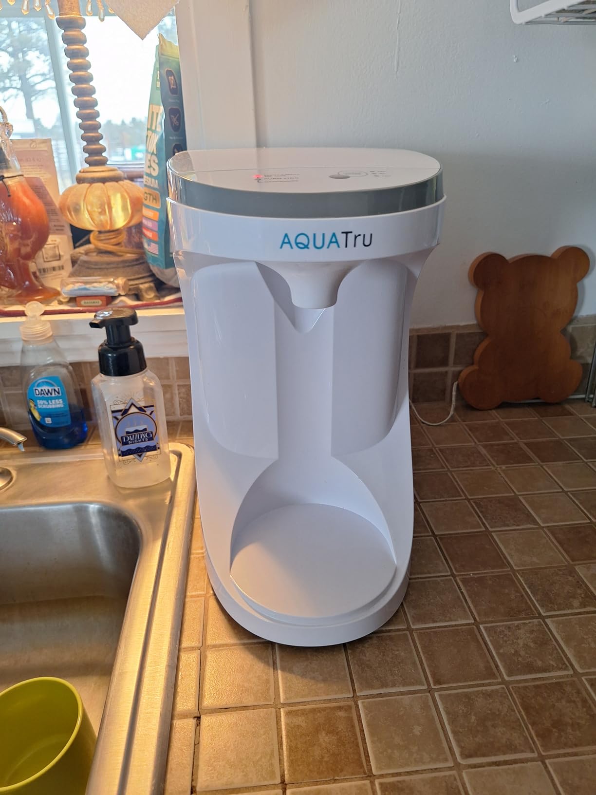 AquaTru Carafe Countertop Water Purifier | Compact 4-Stage Reverse Osmosis System with Glass Carafe Removes 84 Contaminants Including Forever Chemicals, Lead & Fluoride | No Plumbing Customer Review AquaTru Carafe Countertop Water Purifier | Compact 4-Stage Reverse Osmosis System with Glass Carafe Removes 84 Contaminants Including Forever Chemicals, Lead & Fluoride | No Plumbing - Customer Photo 2