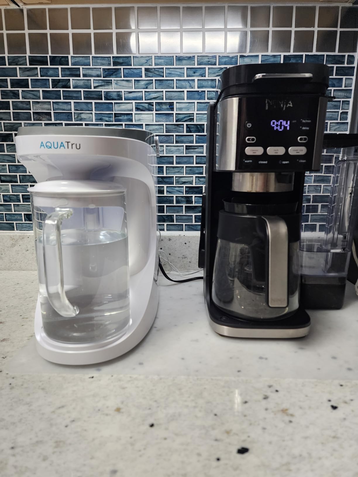 AquaTru Carafe Countertop Water Purifier - Compact 4-Stage Reverse Osmosis System with Glass Carafe - Customer Photo 4