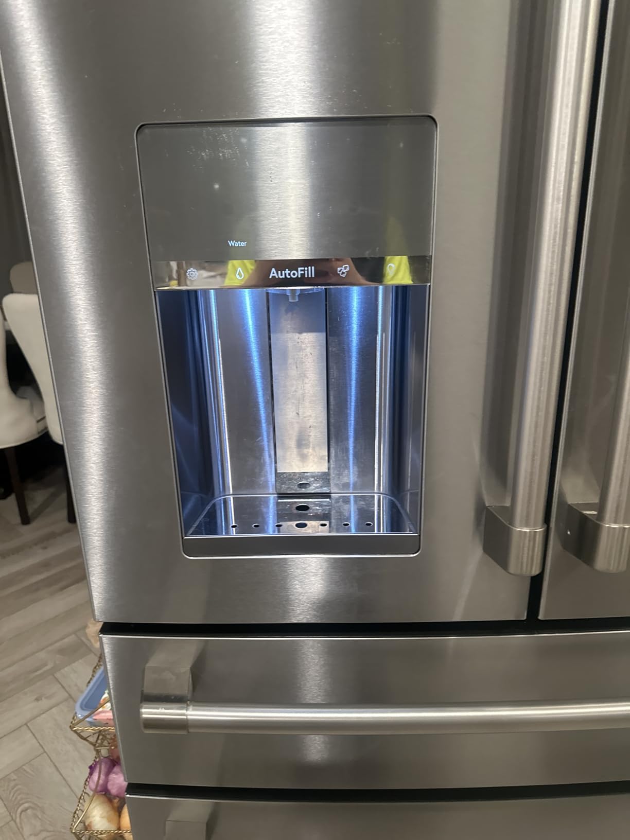 Cafe CXE22DP2PS1 22.3 Cu. Ft. Stainless French Door Counter Depth Smart Refrigerator Customer Review Cafe CXE22DP2PS1 22.3 Cu. Ft. Stainless French Door Counter Depth Smart Refrigerator - Customer Photo 1