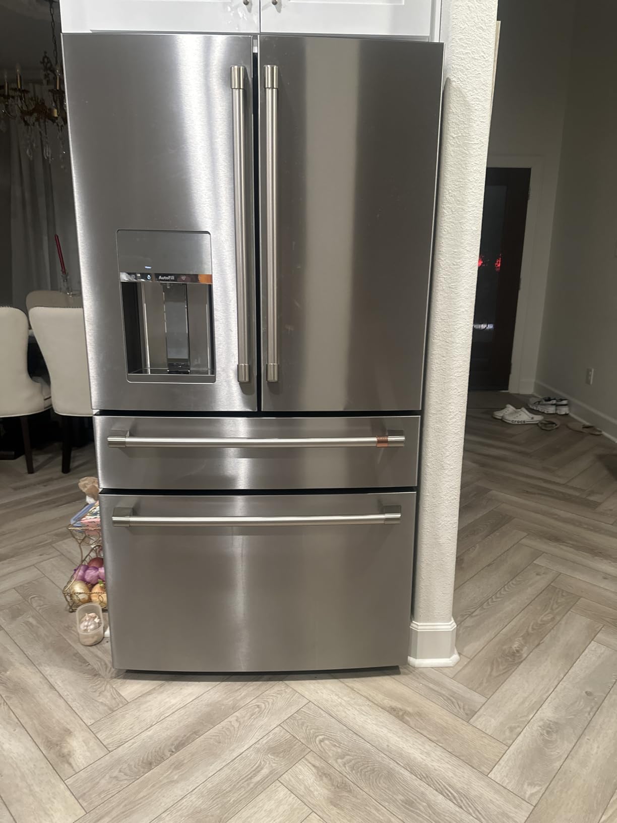Cafe CXE22DP2PS1 22.3 Cu. Ft. Stainless French Door Counter Depth Smart Refrigerator Customer Review Cafe CXE22DP2PS1 22.3 Cu. Ft. Stainless French Door Counter Depth Smart Refrigerator - Customer Photo 3