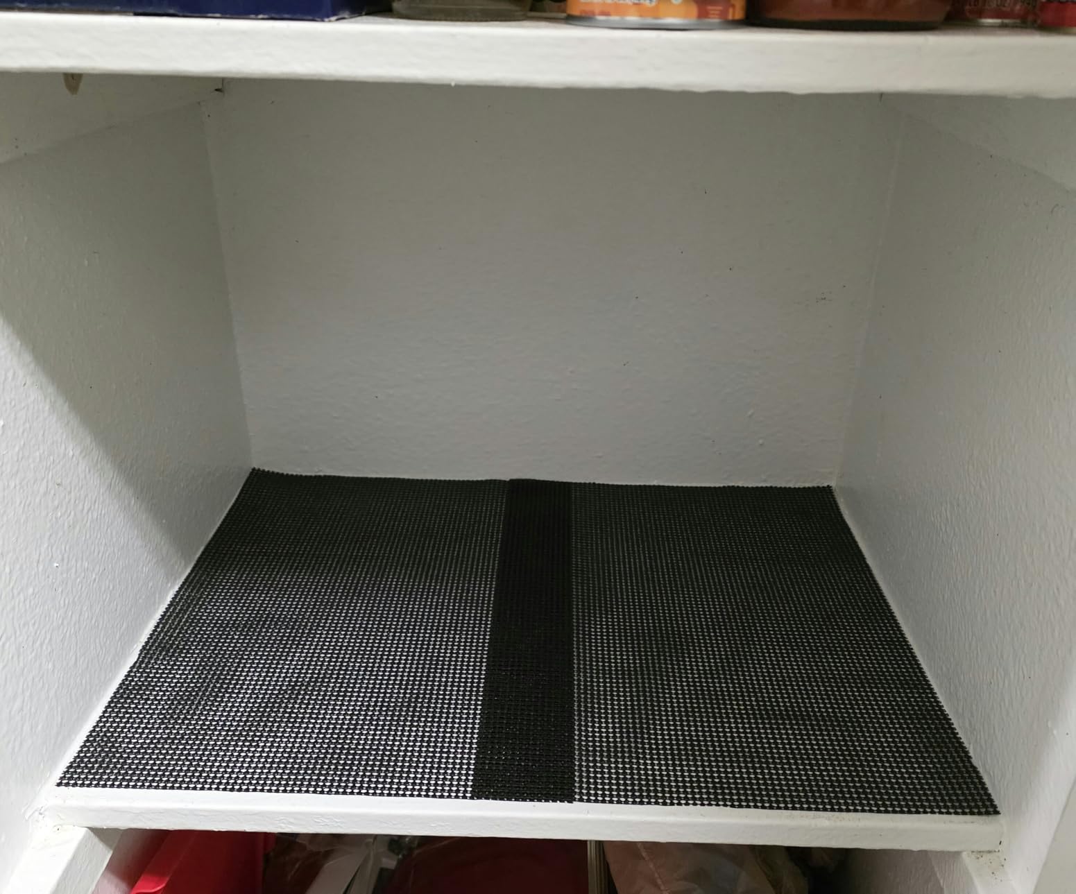 BAGAIL Drawer and Shelf Liner, 12 in X 10 Ft Non-Adhesive Shelf Liners for Kitchen Cabinets, Thick Strong Grip Liners for Desk, Shelves, Bathroom Drawers, Cabinet Protection - Black Customer Review BAGAIL Drawer and Shelf Liner, 12 in X 10 Ft Non-Adhesive Shelf Liners for Kitchen Cabinets, Thick Strong Grip Liners for Desk, Shelves, Bathroom Drawers, Cabinet Protection - Black - Customer Photo 1