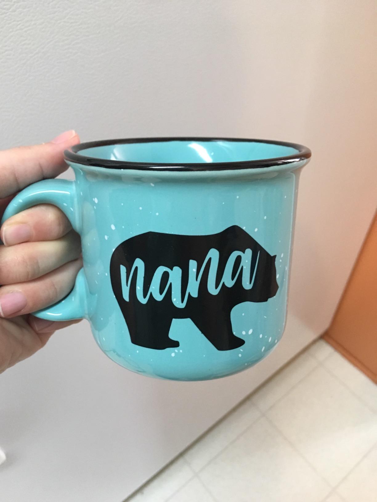 Best Grandma Ever Teal - Cute Funny 15 oz Coffee Mug - Unique Fun Gifts for Grandmother, Grandma from Grandkids - Coffee Cups & Mugs with Quotes - Customer Photo 2