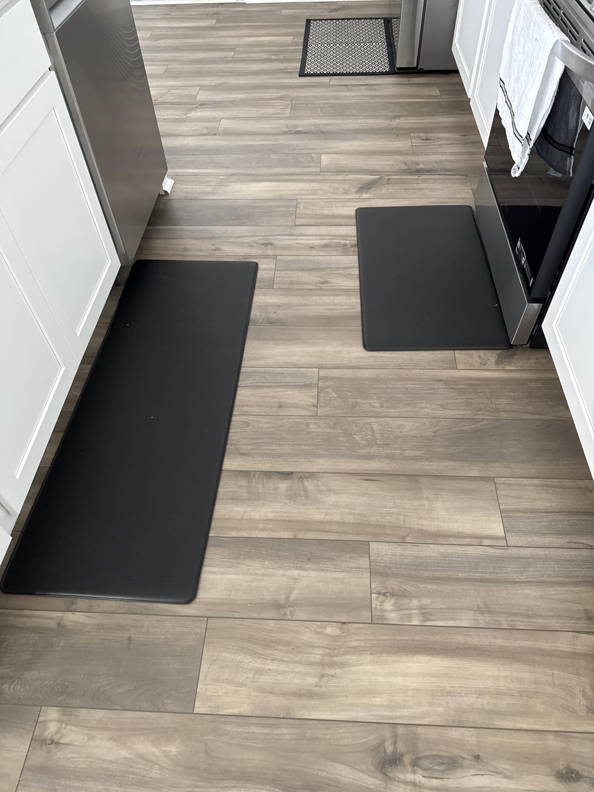 StepRite Kitchen Mats, 2PCS Kitchen Rugs, Cushioned Anti Fatigue Kitchen Mats for Floor, Non-Slip Standing Desk Mat, Waterproof Kitchen Rug Set for Kitchen, Floor, Office, 17.3 StepRite Kitchen Mats, 2PCS Kitchen Rugs, Cushioned Anti Fatigue Kitchen Mats for Floor, Non-Slip Standing Desk Mat, Waterproof Kitchen Rug Set for Kitchen, Floor, Office, 17.3