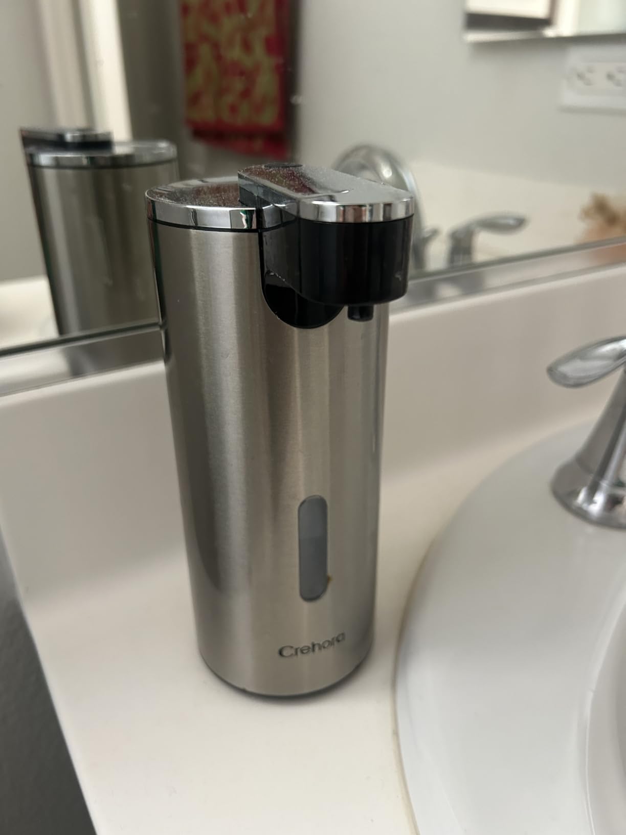 Automatic Soap Dispenser, Automatic Soap Dispenser Touchless, Kitchen & Bathroom, 3 Adjustable Volume for Liquid Soap, Water-Resistant, Hotel, Restaurant and School, Clog-Free, Stainless Steel - Customer Photo 2