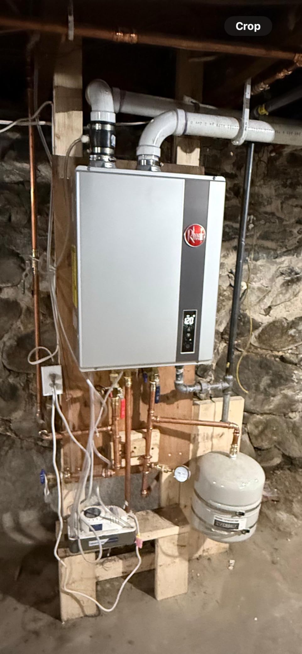 Rheem RRTGH84DVLN3701171 Rheem RTGH Series 8.4 GPM 157,000 BTU 120 Volt Residential Indoor Natural Gas Tankless Water Heater Stainless Steel Customer Review Rheem RRTGH84DVLN3701171 Rheem RTGH Series 8.4 GPM 157,000 BTU 120 Volt Residential Indoor Natural Gas Tankless Water Heater Stainless Steel - Customer Photo 1