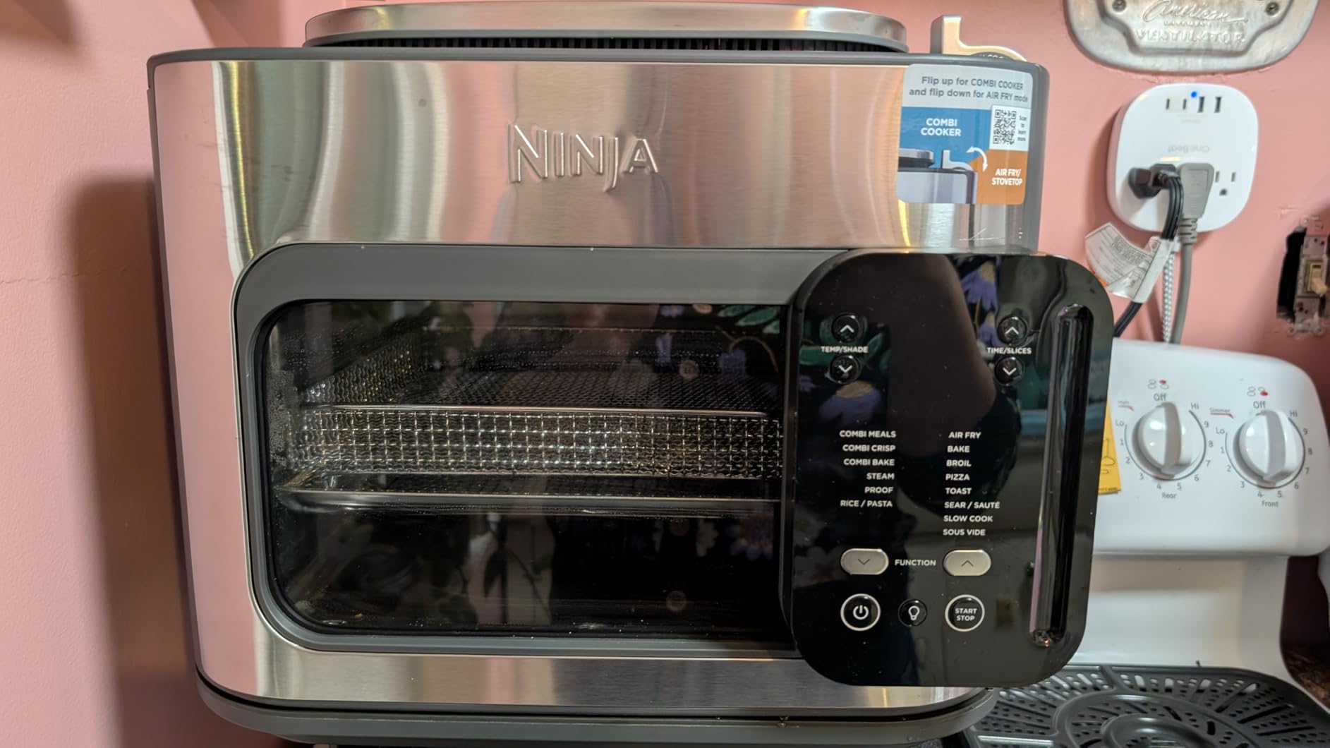 Ninja Combi All-in-One Multicooker, Oven, & Air Fryer, Complete Meals in 15 Mins, 14-in-1 Functions, Combi Cooker + Air Fry, Bake, Roast, Slow Cook and More, 3 Accessories, Stainless Steel, SFP701 - Customer Photo 5