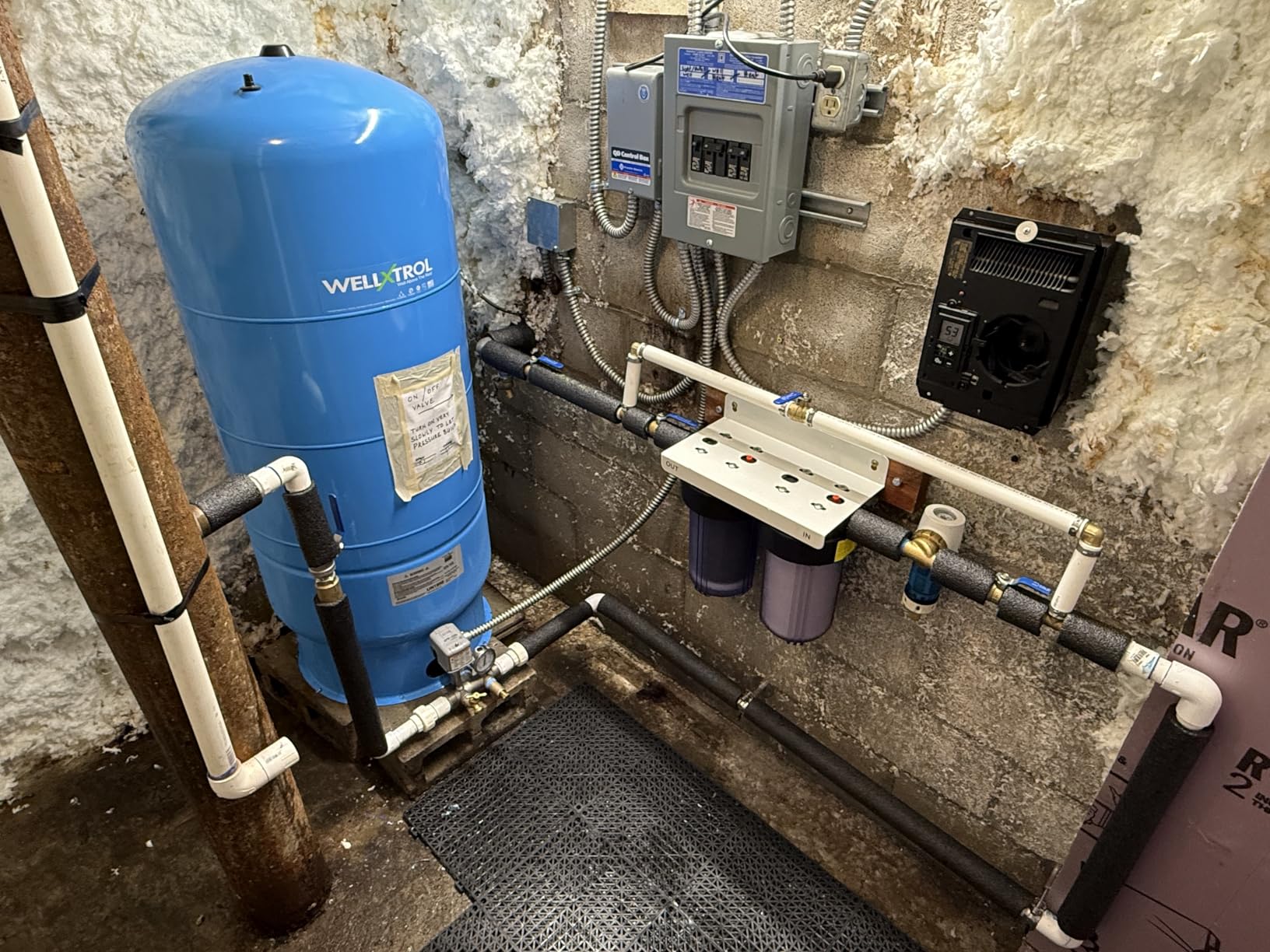 SimPure Whole House Water Filter System, 2 Stages Clear Home Water Pre-Filtration with Carbon and Sediment Filters, Reduce Odor, Chlorine, Taste, Iron, 1 SimPure Whole House Water Filter System, 2 Stages Clear Home Water Pre-Filtration with Carbon and Sediment Filters, Reduce Odor, Chlorine, Taste, Iron, 1