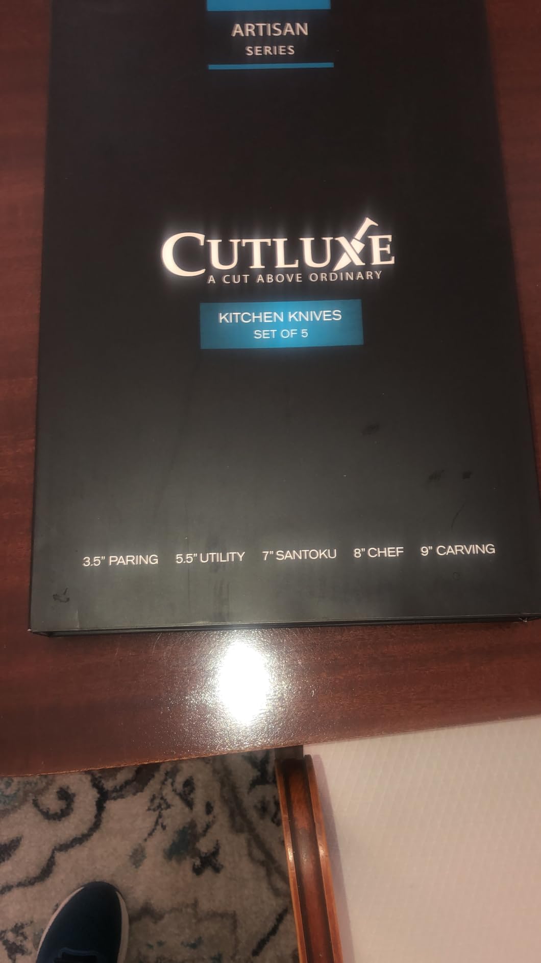 Cutluxe Chef Knife Set, 3 PCS Professional Chef's Knife Set - Razor Sharp German Steel, Full Tang, Ergonomic Handles - Artisan Series Customer Review Cutluxe Chef Knife Set, 3 PCS Professional Chef's Knife Set - Razor Sharp German Steel, Full Tang, Ergonomic Handles - Artisan Series - Customer Photo 2