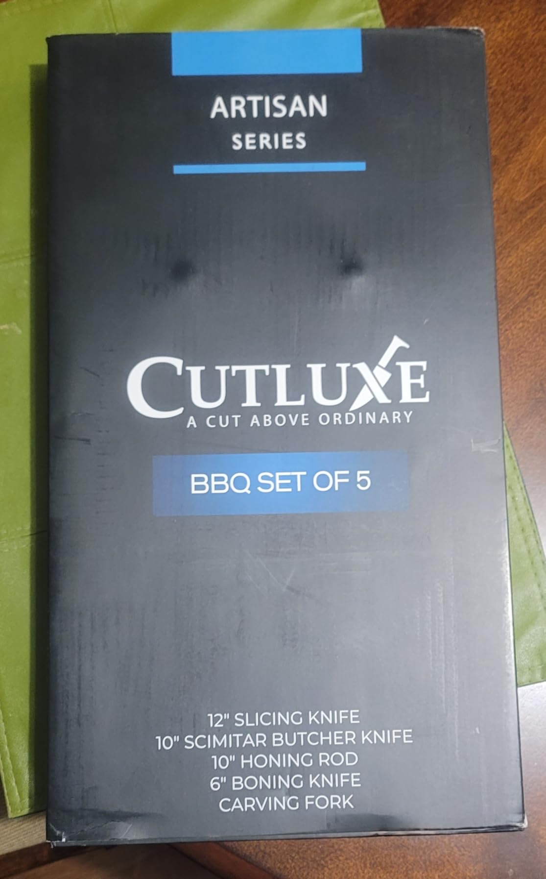 Cutluxe Carving Knife Set for BBQ & Brisket – Razor Sharp German Steel Slicing and Boning Knife for Meat Cutting, Full Tang & Ergonomic Handle, Grilling Gifts for Men – Artisan Series Customer Review Cutluxe Carving Knife Set for BBQ & Brisket – Razor Sharp German Steel Slicing and Boning Knife for Meat Cutting, Full Tang & Ergonomic Handle, Grilling Gifts for Men – Artisan Series - Customer Photo 4