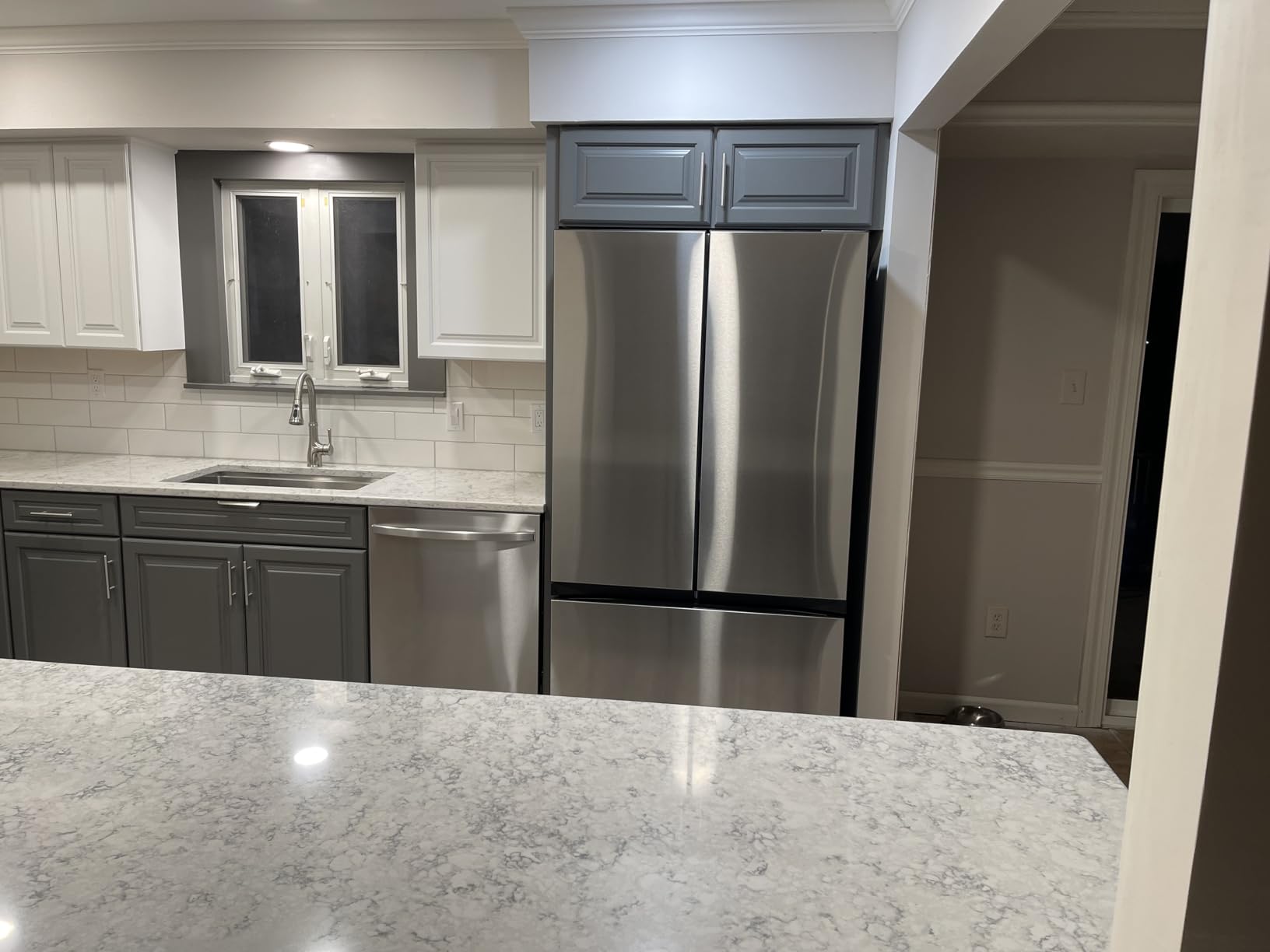 Bar Keepers Friend Stainless Steel Cleaner and Polish Spray (2 x 16 oz) Removes Oily Fingerprints, Hard Water Stains, Grime & Food Debris without Scratching or Dulling Appliances & Surfaces - Customer Photo 1