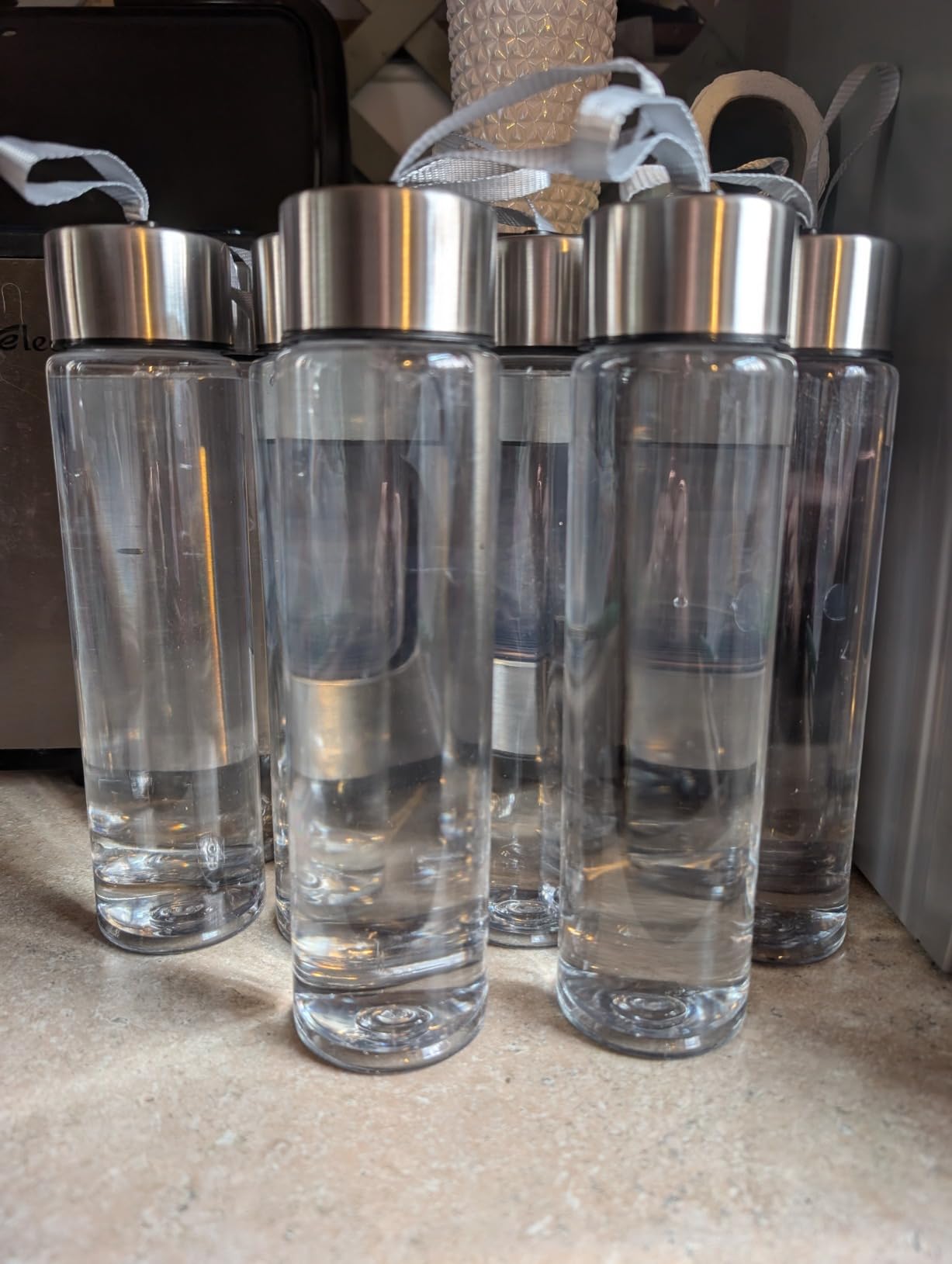 Purewell 2.25G Gravity Water Filter System with Water Level Window, 3-Stage 0.01μm Ultra-Filtration Stainles Steel Countertop System with 2 Filters and Stand, Reduce 99% Chlorine, PW-KS Customer Review Purewell 2.25G Gravity Water Filter System with Water Level Window, 3-Stage 0.01μm Ultra-Filtration Stainles Steel Countertop System with 2 Filters and Stand, Reduce 99% Chlorine, PW-KS - Customer Photo 2