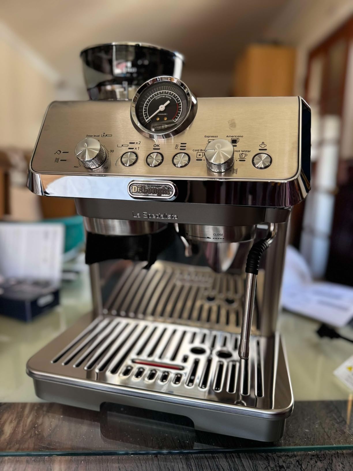 De'Longhi La Specialista Arte Evo Espresso Machine - Compact Cold Brew Coffee Maker with Grinder, Milk Steam Wand/Frother & Tamping Tools - Home Barista Kit for Lattes, Cappuccinos, Iced Coffee customer photo 1