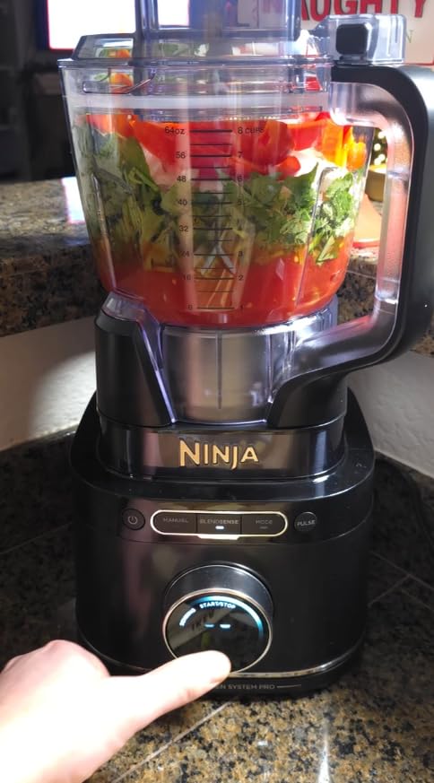 Ninja Kitchen System | All-in-One Food Processor & Blender | With 8-Cup Bowl & (1) 24 oz. To-Go Cup | For Smoothies, Cookie Dough, Salsas, Cole Slaw & More | 1800 Watt | Black | TB401 Customer Review Ninja Kitchen System | All-in-One Food Processor & Blender | With 8-Cup Bowl & (1) 24 oz. To-Go Cup | For Smoothies, Cookie Dough, Salsas, Cole Slaw & More | 1800 Watt | Black | TB401 - Customer Photo 2