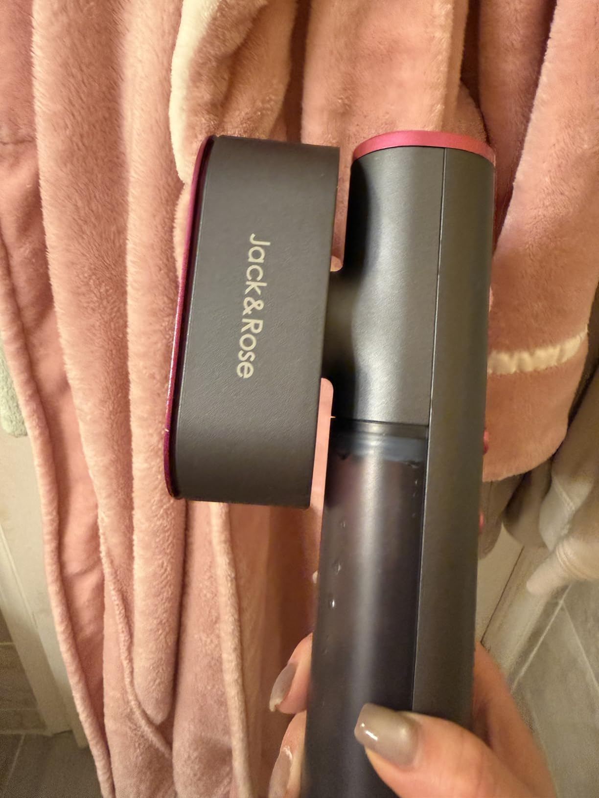 Jack & Rose Travel Steamer for Clothes,100-220V Portable Iron,15s Heat Up,Steamer & Iron 2 In 1, Travel Size,Large Ceramic Heat Panel,for Global and Europe - Customer Photo 2
