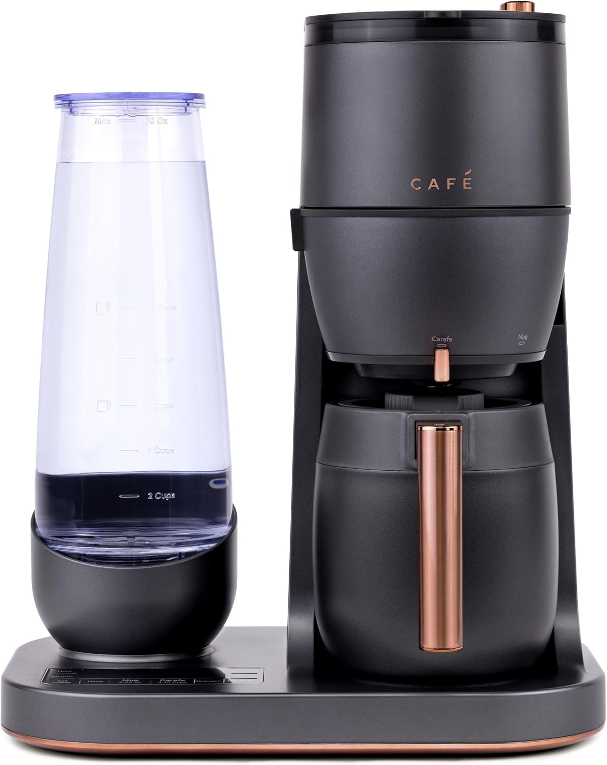 Café Specialty Grind and Brew Coffee Maker, Single-Serve Option, 10-Cup Thermal Carafe, WiFi Enabled Technology, Smart Home Kitchen Essentials, SCA Certified, Barista-Quality Brew, Matte Black - Customer Photo 1