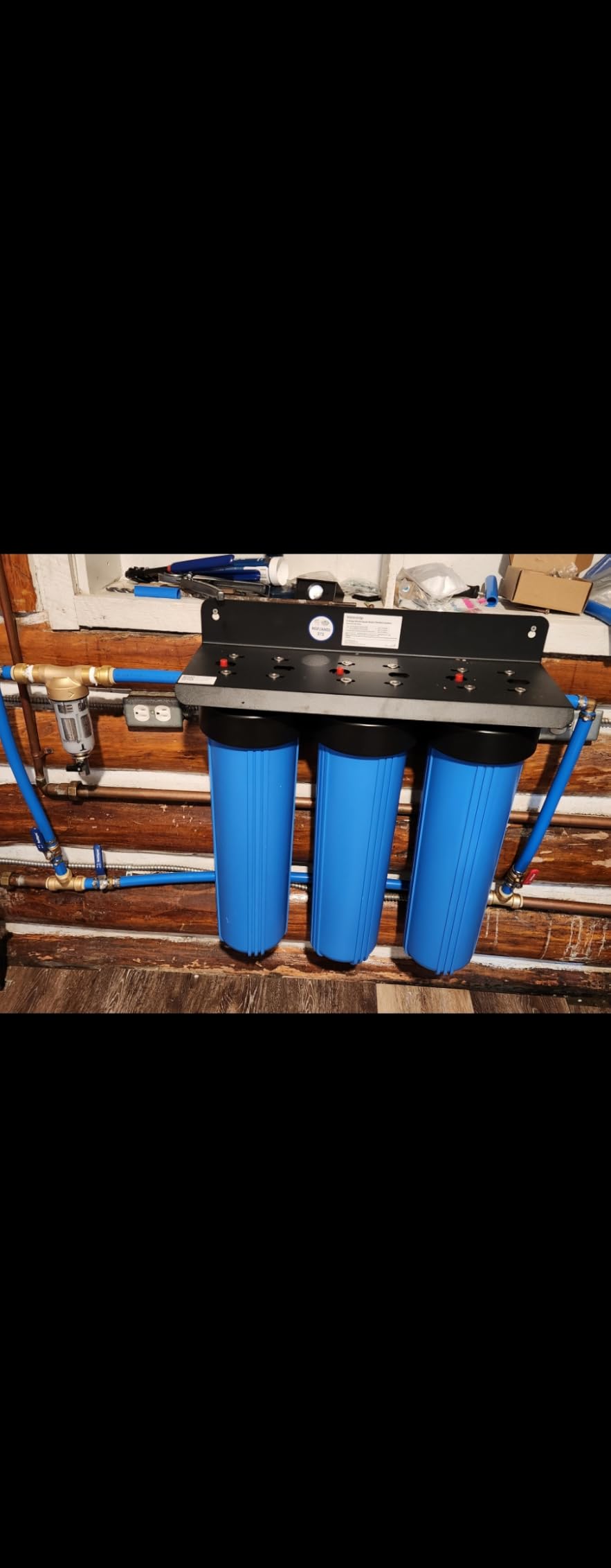 Waterdrop 3-Stage Whole House Water Filter System,Reduce Iron&Manganese,with Carbon &Sediment Filters,7-Stage Filtration,Reduce Lead,Chlorine,Odor,5 Micron WHF3T-FG,1 Waterdrop 3-Stage Whole House Water Filter System,Reduce Iron&Manganese,with Carbon &Sediment Filters,7-Stage Filtration,Reduce Lead,Chlorine,Odor,5 Micron WHF3T-FG,1