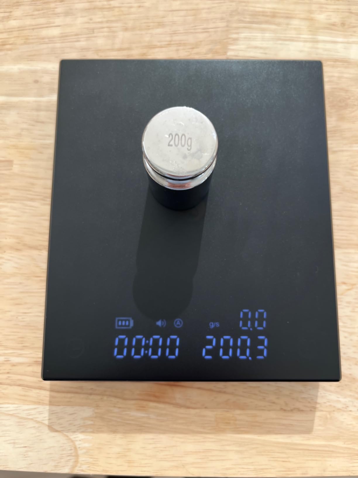 TIMEMORE Coffee Scale Basic 2.0 Electronic Espresso Scale with Water Flow Rate and Timer Function, Free Switching of Ounce/kg Units, Digital Scale for Kitchen/Baking/Cooking, Black customer photo 2