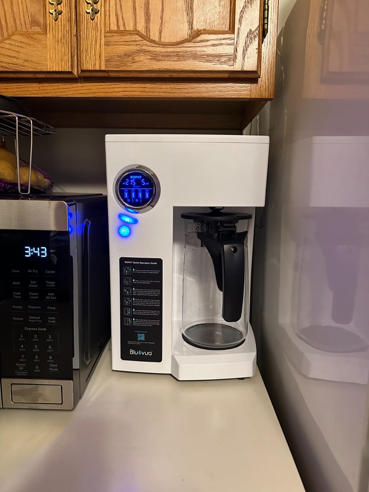 Bluevua RO100ROPOT-UV Reverse Osmosis System Countertop Water Filter - 6 Stage Purification with UV and Remineralization, Counter RO Filtration, Portable Water Purifier Customer Review Bluevua RO100ROPOT-UV Reverse Osmosis System Countertop Water Filter - 6 Stage Purification with UV and Remineralization, Counter RO Filtration, Portable Water Purifier - Customer Photo 1