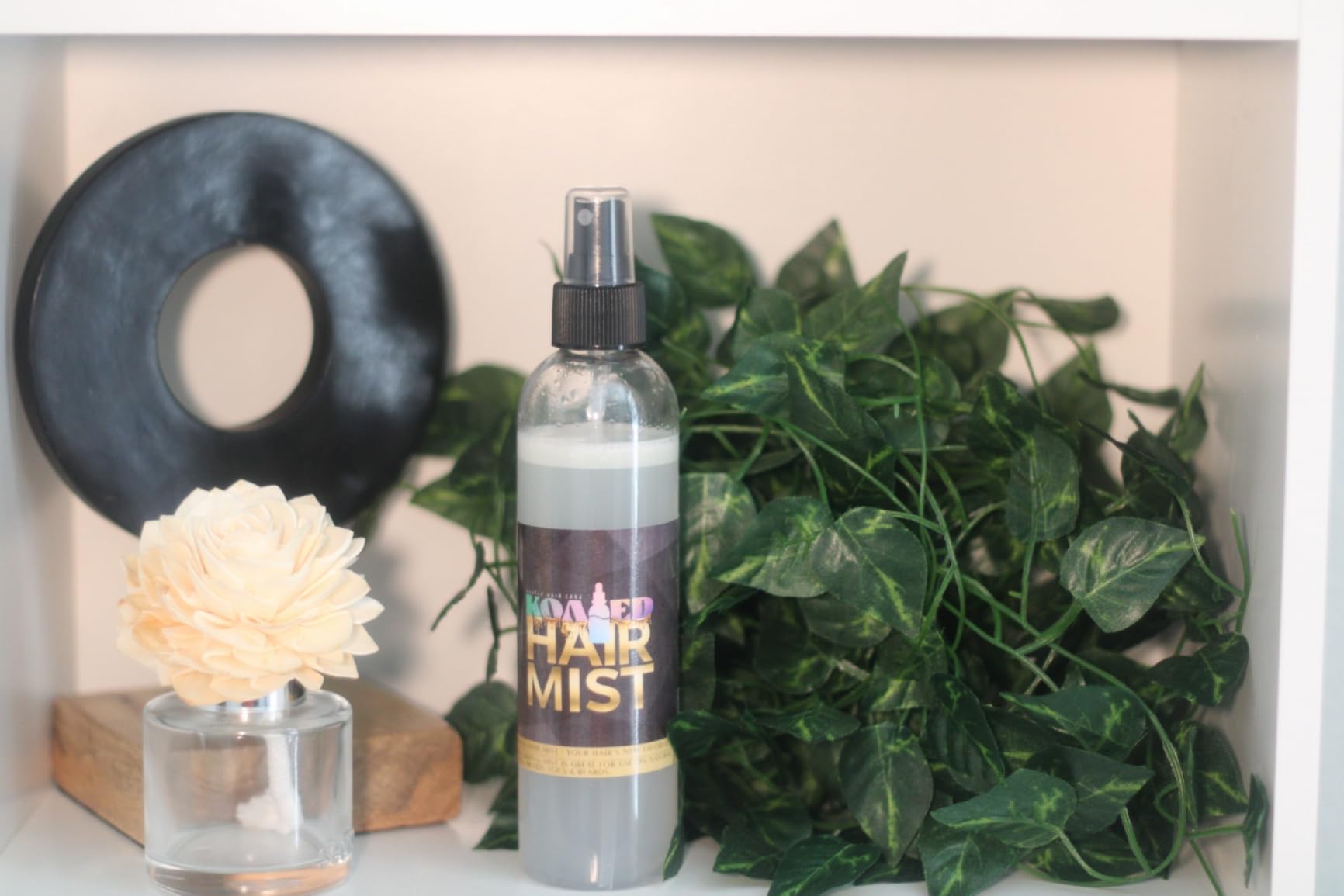 ljdeals 8 oz Clear Plastic Spray Bottles, Black Fine Mist Sprayer, Refillable Empty Bottles for Essential oils, Perfumes, Travel. Pack of 2, Made in USA Customer Review ljdeals 8 oz Clear Plastic Spray Bottles, Black Fine Mist Sprayer, Refillable Empty Bottles for Essential oils, Perfumes, Travel. Pack of 2, Made in USA - Customer Photo 1