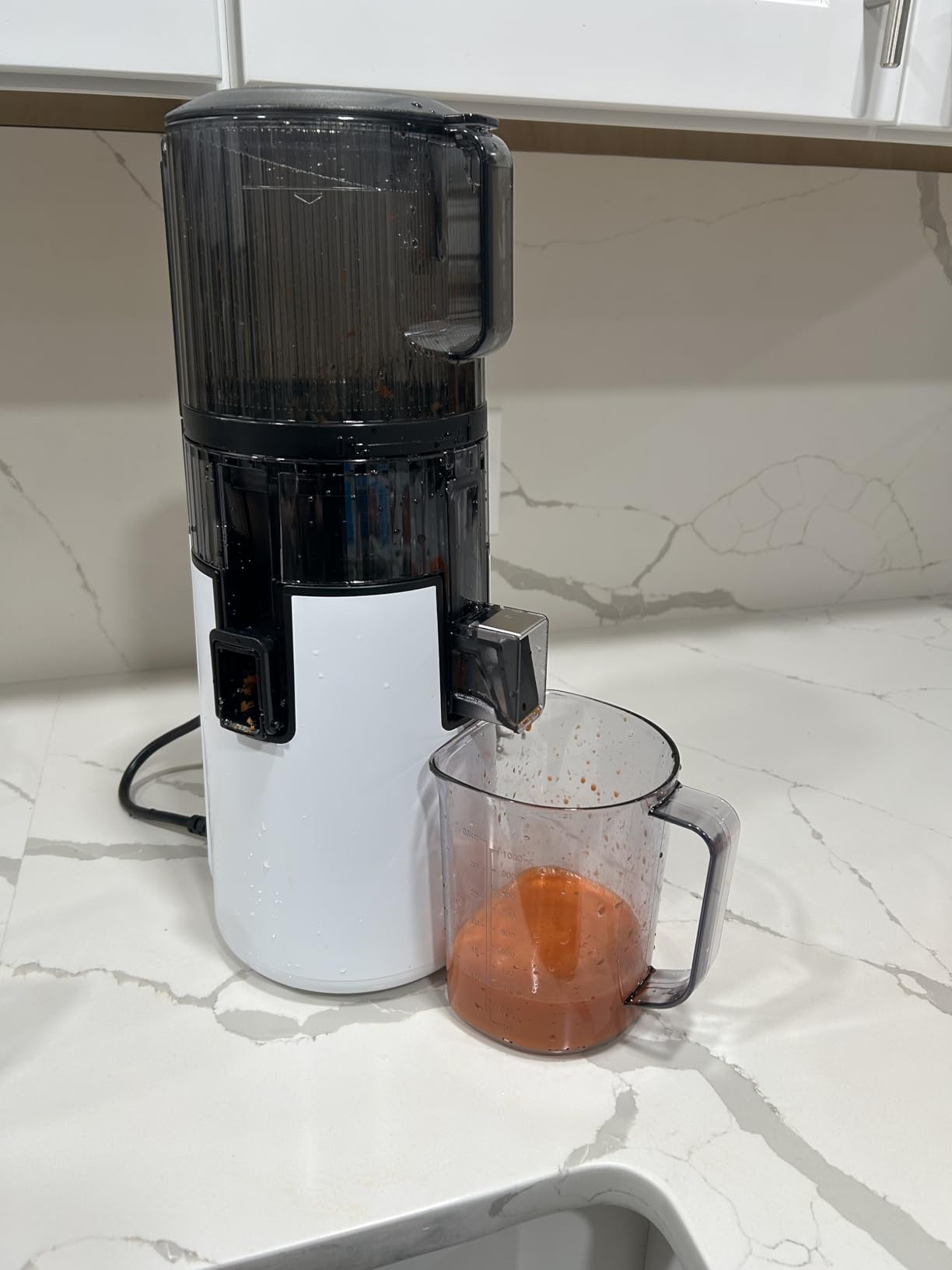 Hurom H70 Cold Press Juicer Machine, Easy to Clean Masticating Slow Juicer, Ideal Balance of Size and Function, Compact, Strainer Free, Self Feeding, Hands Free, with Wide Mouth Hopper (Black) Customer Review Hurom H70 Cold Press Juicer Machine, Easy to Clean Masticating Slow Juicer, Ideal Balance of Size and Function, Compact, Strainer Free, Self Feeding, Hands Free, with Wide Mouth Hopper (Black) - Customer Photo 2