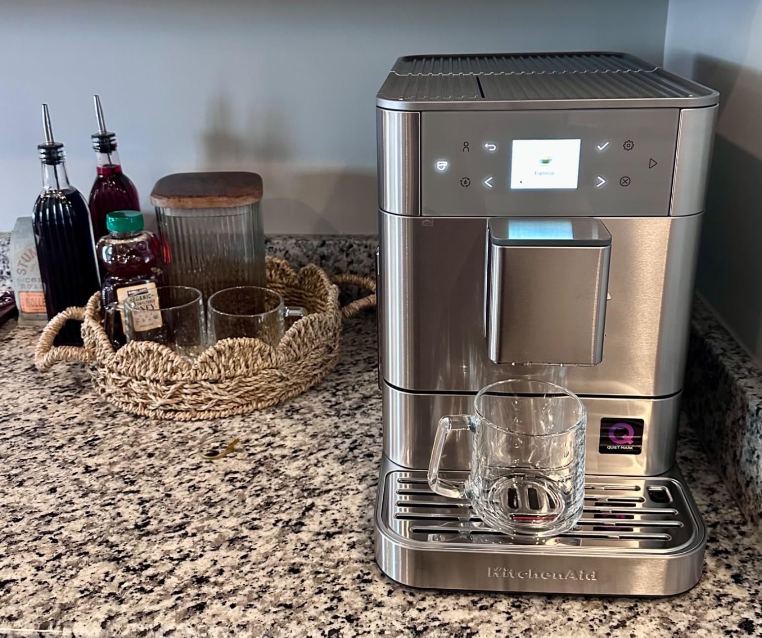 KitchenAid Fully Automatic Espresso Machine KF6, KES8556SX, Stainless Steel Customer Review KitchenAid Fully Automatic Espresso Machine KF6, KES8556SX, Stainless Steel - Customer Photo 1
