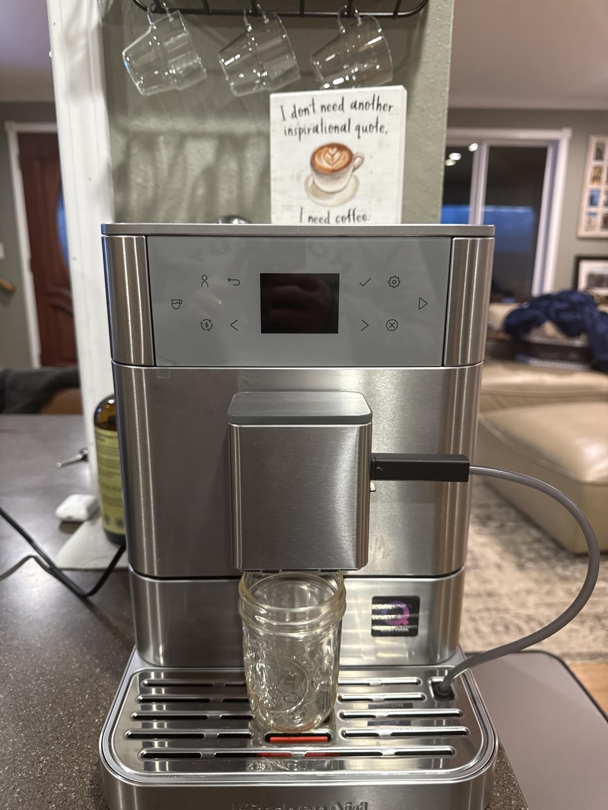 KitchenAid Fully Automatic Espresso Machine KF6 KES8556SX customer photo 2