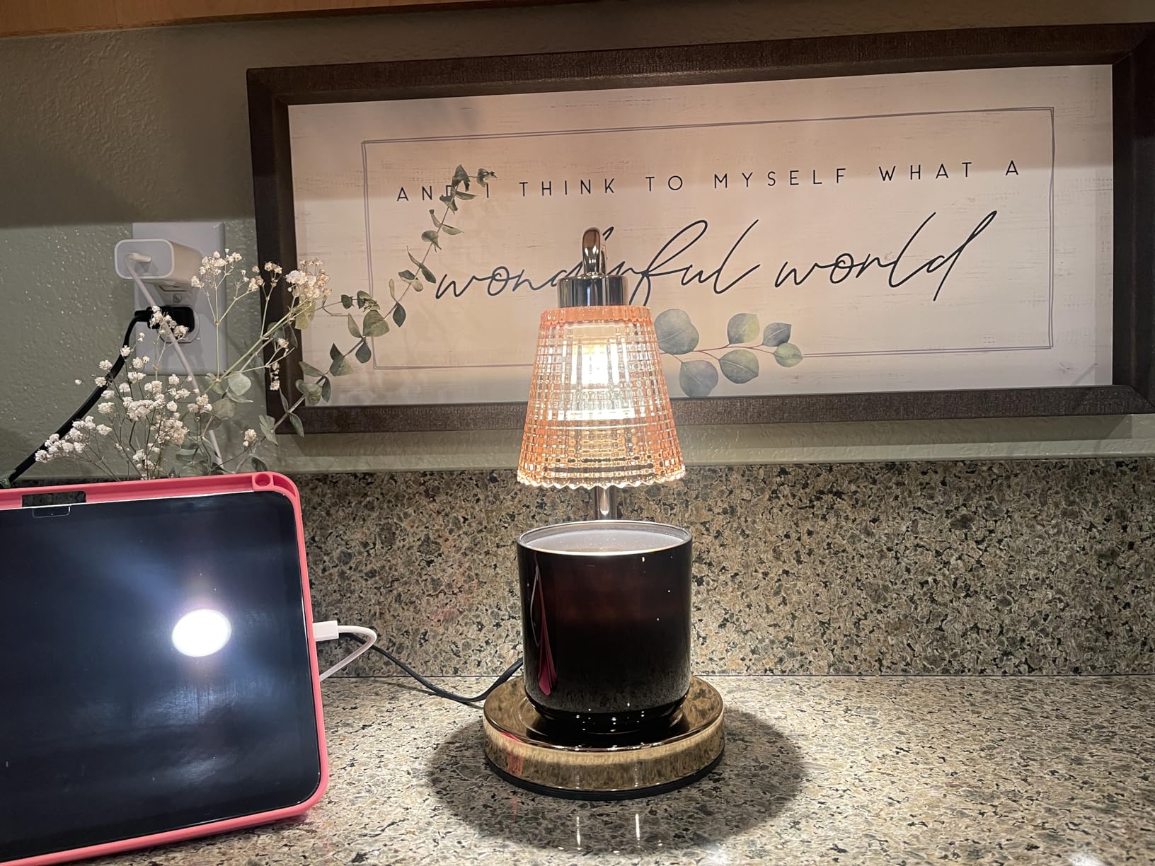 Candle Warmer Lamp with Timer Dimmable, Birthday Gifts for Women Mom, House Warming Gifts New Home Decor, Wax Melt Warmer for Jar Candles with 2 Bulbs - Customer Photo 1
