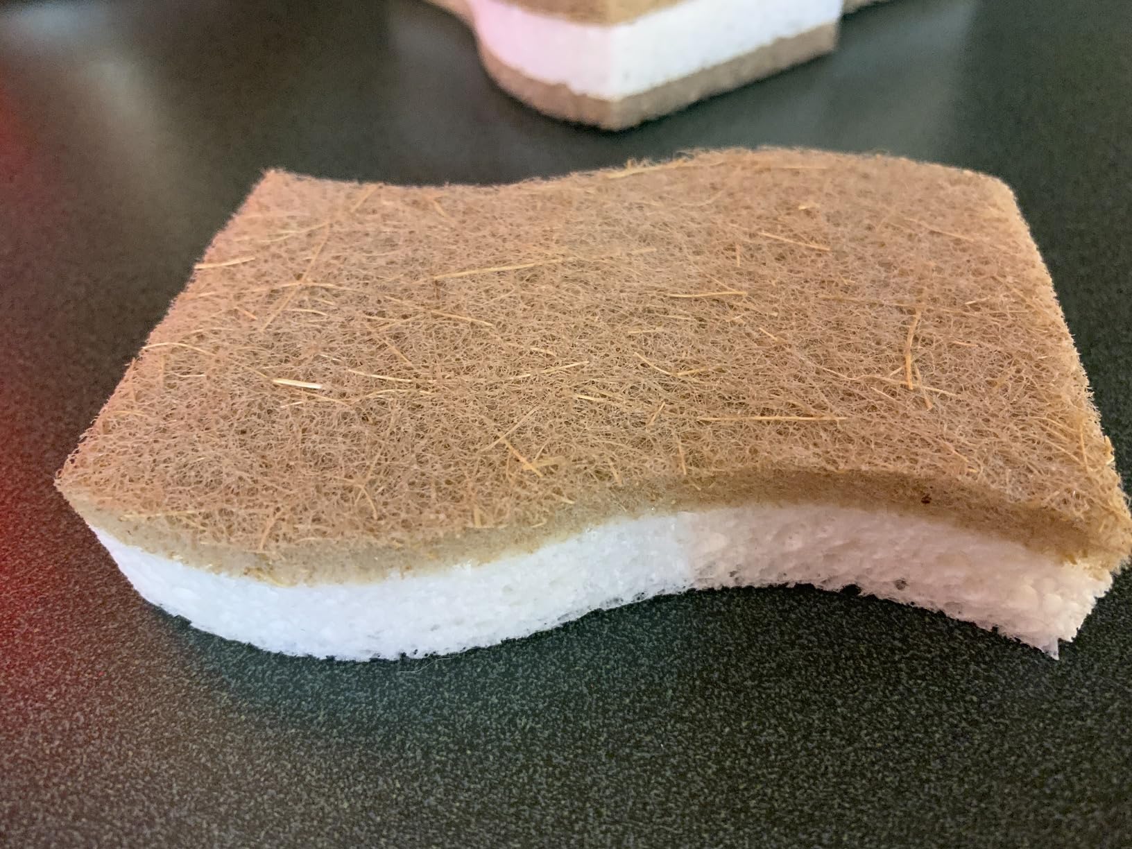 12 Pack Natural Kitchen Sponges, Biodegradable & Compostable | Non-Scratch Cellulose Coconut Fiber Sponges for Dishes, Pots & Pans | Eco-Friendly Cleaning Sponge - Customer Photo 2