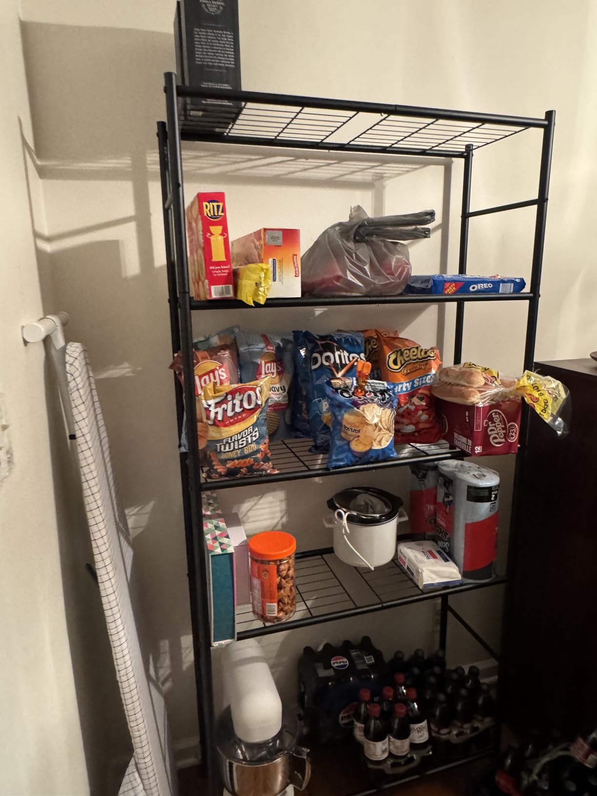 Storage Shelves - 4 Tier Shelf Organizer, Heavy Duty Garage Shelving Unit with Leveling Feet, Stable Metal Shelves Organizer for Pantry, Kitchen and Closet, 33.0 Storage Shelves - 4 Tier Shelf Organizer, Heavy Duty Garage Shelving Unit with Leveling Feet, Stable Metal Shelves Organizer for Pantry, Kitchen and Closet, 33.0