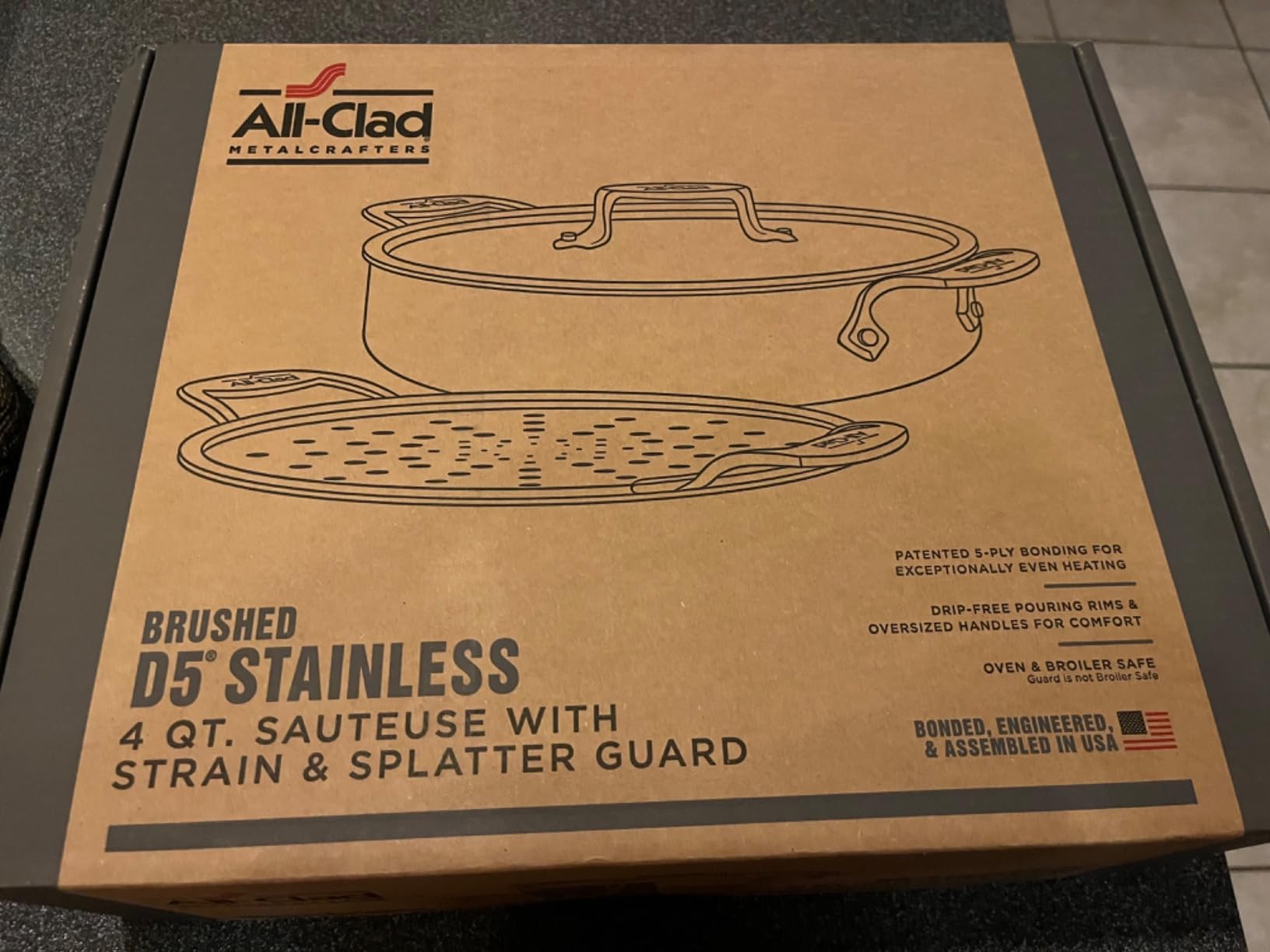All-Clad Stainless Steel Strain & Splatter Guard, 10.5-Inch, Easy, Mess-Free Straining, Multifunctional Design Customer Review All-Clad Stainless Steel Strain & Splatter Guard, 10.5-Inch, Easy, Mess-Free Straining, Multifunctional Design - Customer Photo 2
