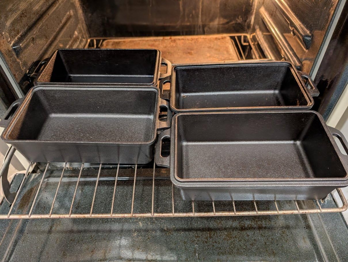 9x5 Inch Cast Iron Loaf Pan with Lid | Bread Baking Pan | Even Heat Distribution for Homemade Bread, Cake, and Meatloaf | 2 Piece Set Customer Review 9x5 Inch Cast Iron Loaf Pan with Lid | Bread Baking Pan | Even Heat Distribution for Homemade Bread, Cake, and Meatloaf | 2 Piece Set - Customer Photo 2