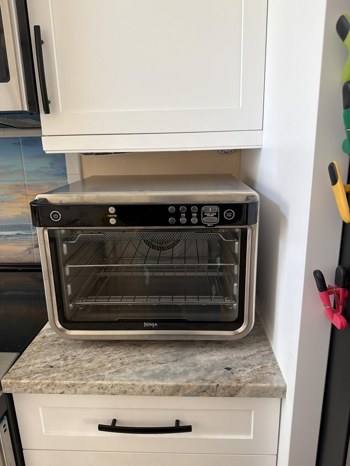 Ninja Prestige Smart XL with Pro Cook System 10-in-1 Air Fry Digital Countertop Convection Toaster Oven with Air Fry, Air Roast, Broil & Bake, Pro Cook Thermometer, 1800 Watts, Stainless Steel, DT551 Customer Review Ninja Prestige Smart XL with Pro Cook System 10-in-1 Air Fry Digital Countertop Convection Toaster Oven with Air Fry, Air Roast, Broil & Bake, Pro Cook Thermometer, 1800 Watts, Stainless Steel, DT551 - Customer Photo 1