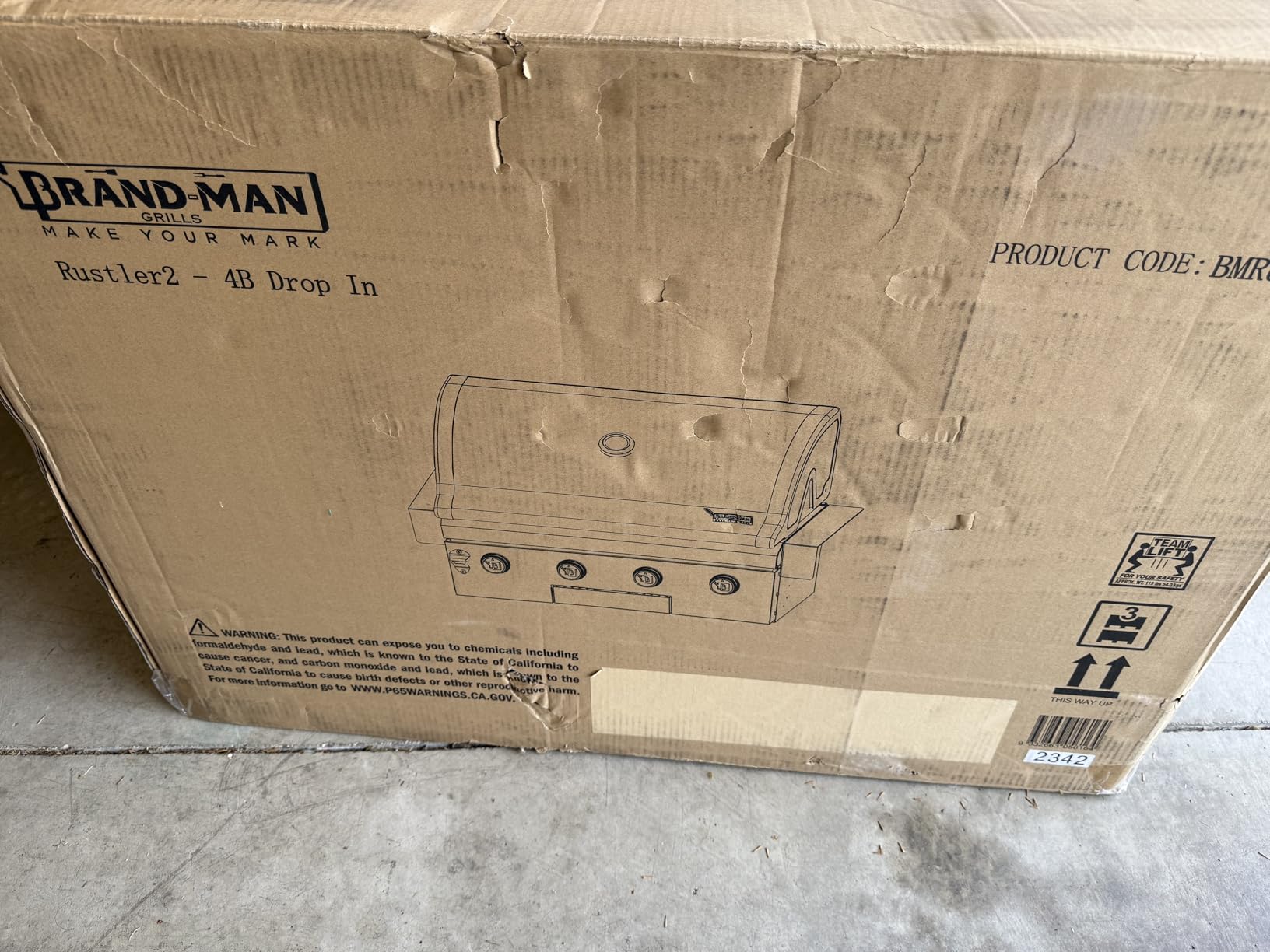 Brand-Man Gas Grill Built-In Head, 30-Inch 4-Burner Propane Grill, Natural Gas Convertible, Heavy Duty 304 Stainless Steel 40,000BTUs BBQ Island Outdoor Kitchen Customer Review Brand-Man Gas Grill Built-In Head, 30-Inch 4-Burner Propane Grill, Natural Gas Convertible, Heavy Duty 304 Stainless Steel 40,000BTUs BBQ Island Outdoor Kitchen - Customer Photo 5