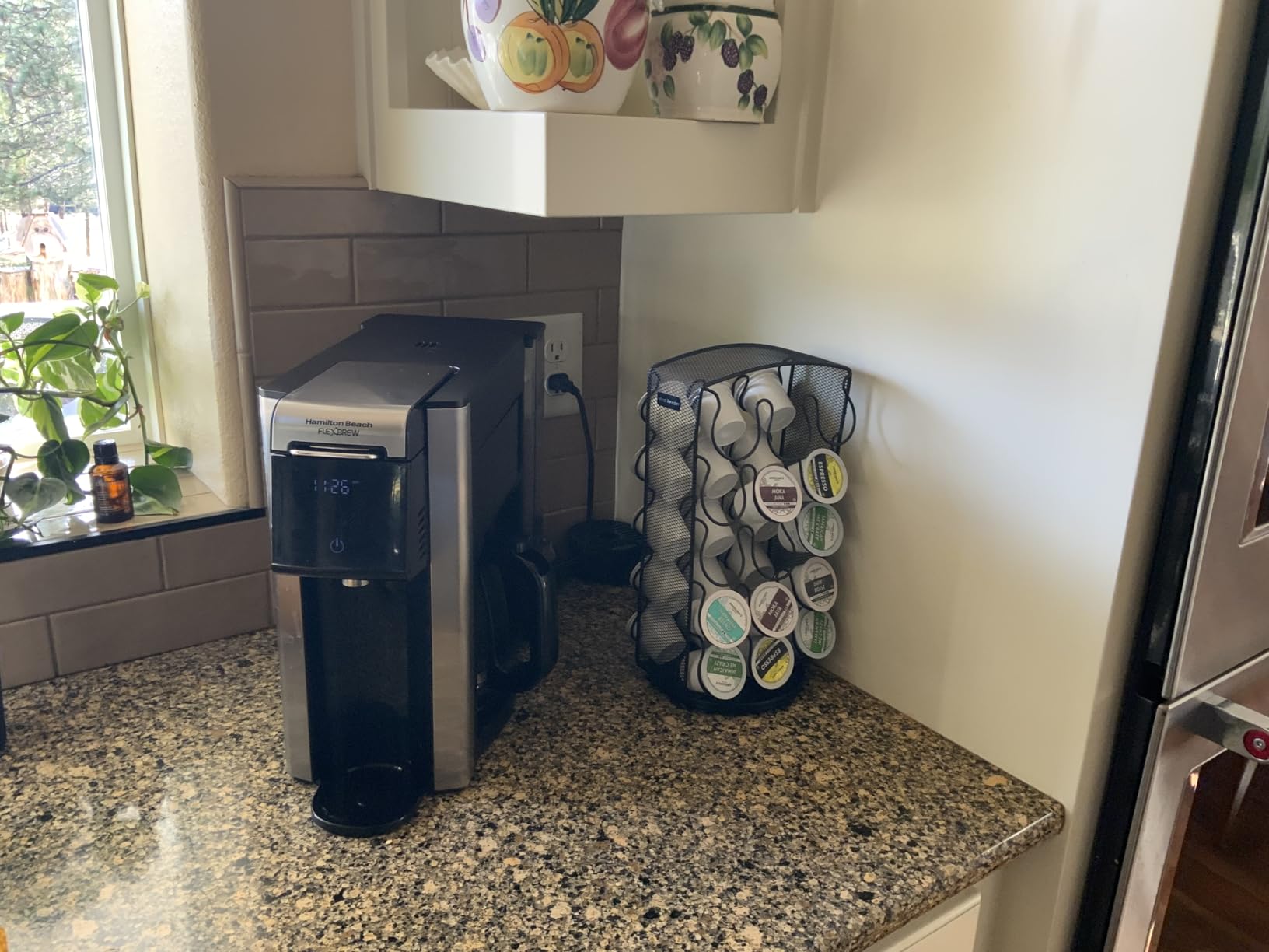 Hamilton Beach FlexBrew Advanced 5-in-1 Programmable 12 Cup Drip and Single Serve Hot & Iced Coffee Maker with Movable 60 oz. Water Reservoir, Use Pod Packs and Grounds, Fast Brewing, Black (49924) - Customer Photo 1