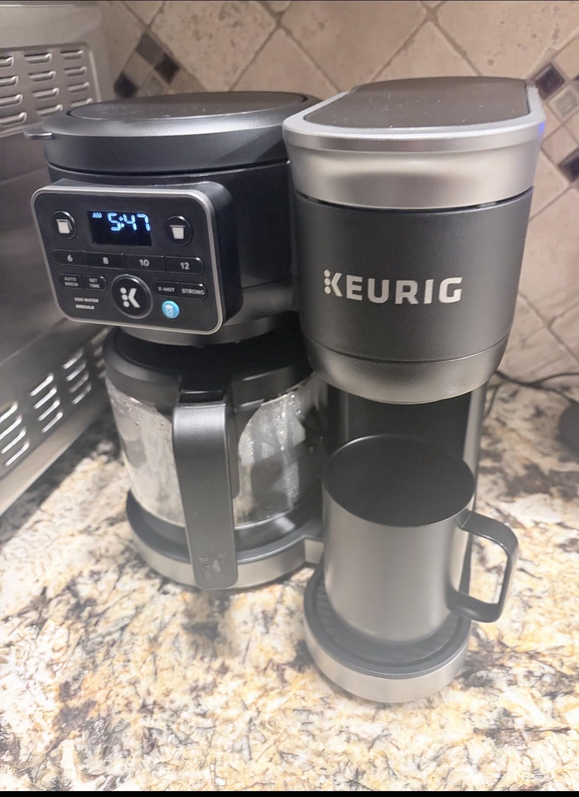 Keurig K-Duo Hot & Iced Single Serve & Carafe Coffee Maker, MultiStream Technology, 72oz Reservoir (Gen 2) Customer Review Keurig K-Duo Hot & Iced Single Serve & Carafe Coffee Maker, MultiStream Technology, 72oz Reservoir (Gen 2) - Customer Photo 3